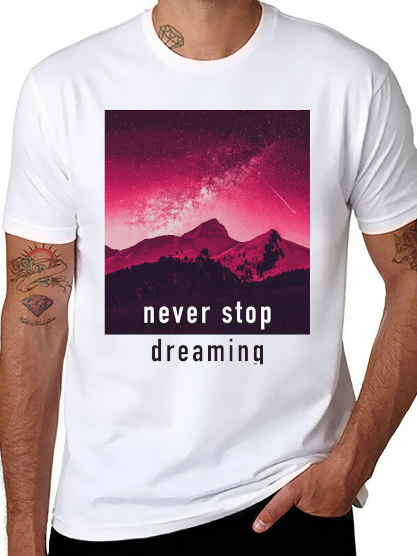 Never Stop Dreaming Graphic Tee