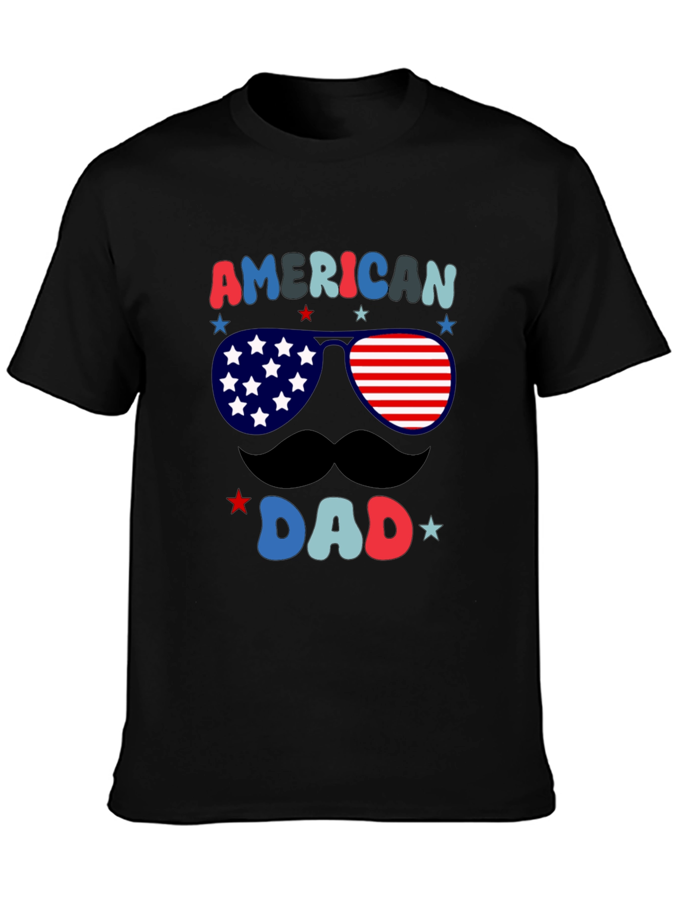 American Dad T-Shirt - Patriotic Fathers Day Tee