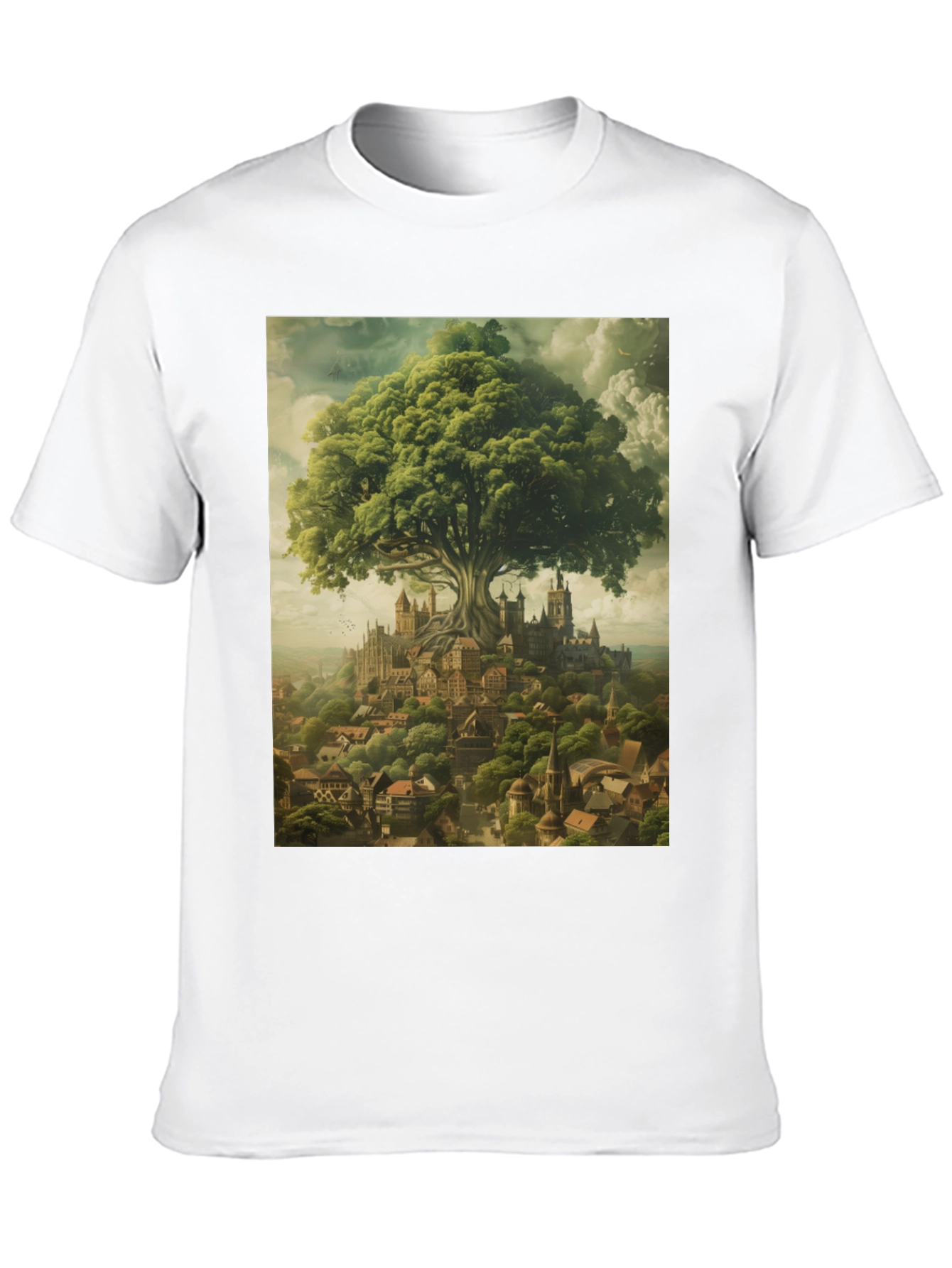Enchanted Tree City Graphic Tee