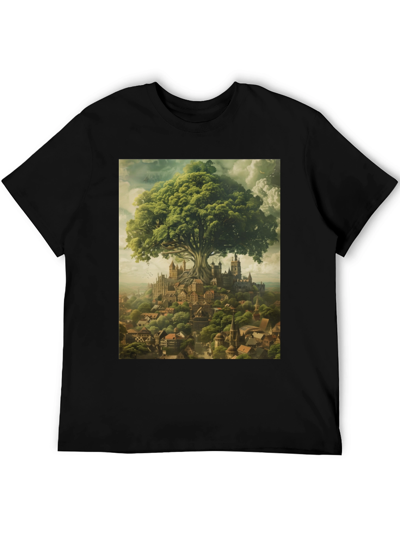 Enchanted Tree City Graphic Tee