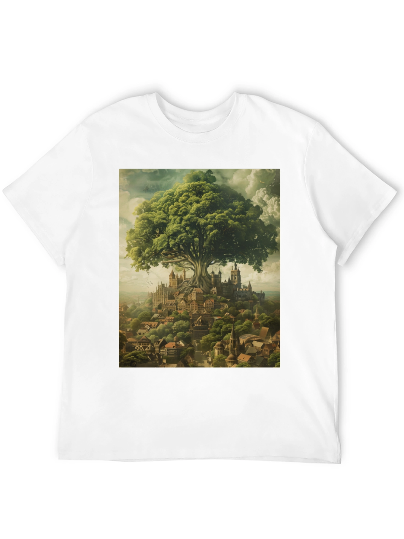 Enchanted Tree City Graphic Tee