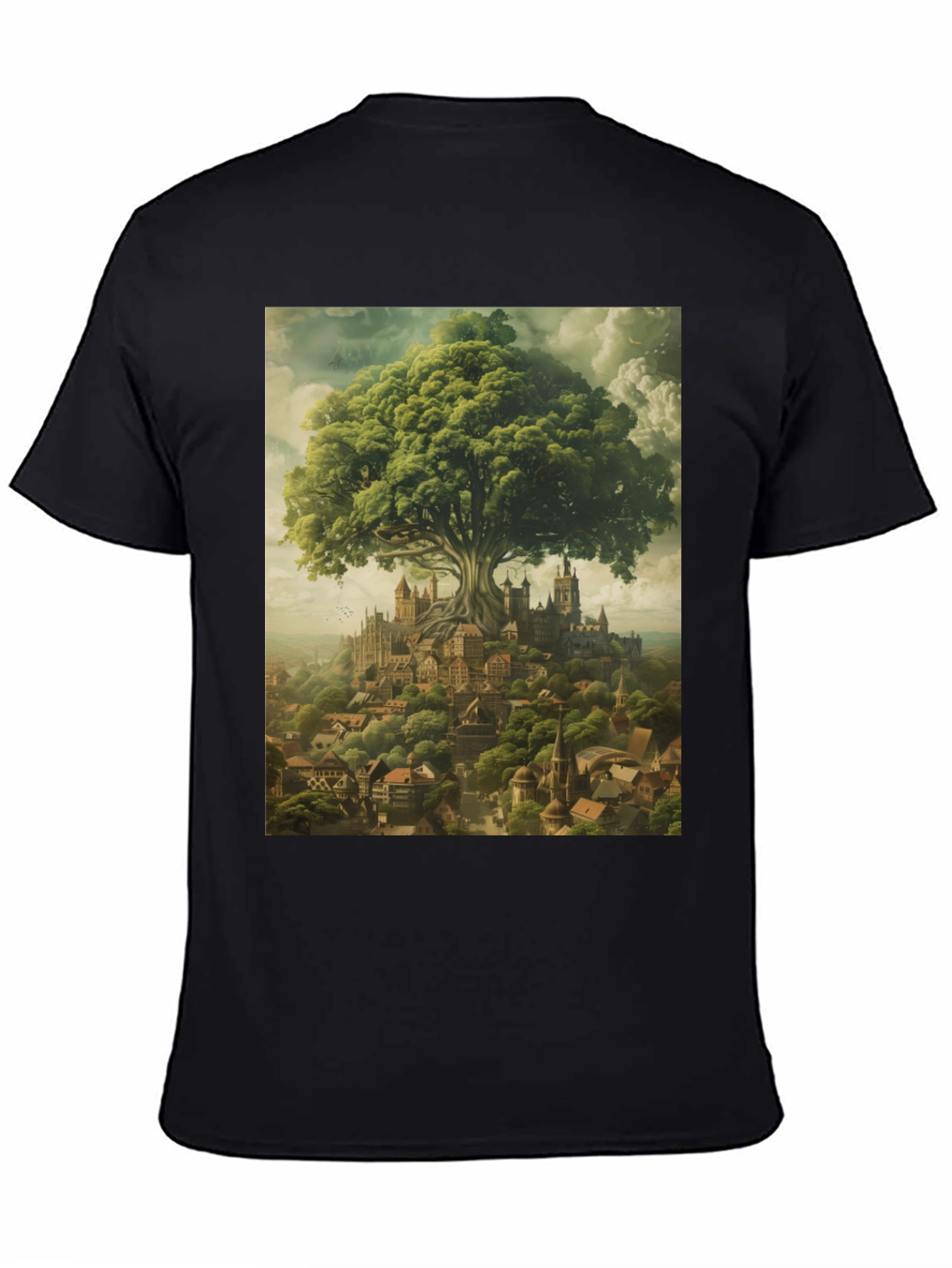 Enchanted Tree City Graphic Tee