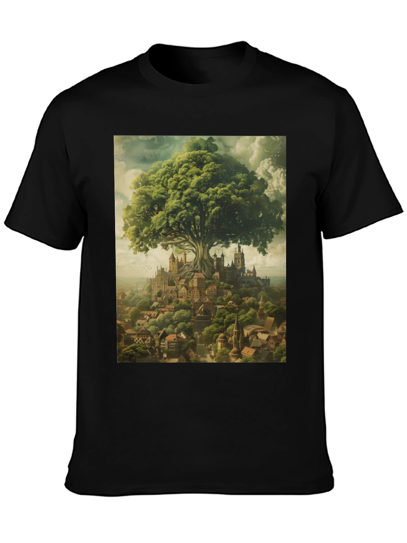 Enchanted Tree City Graphic Tee