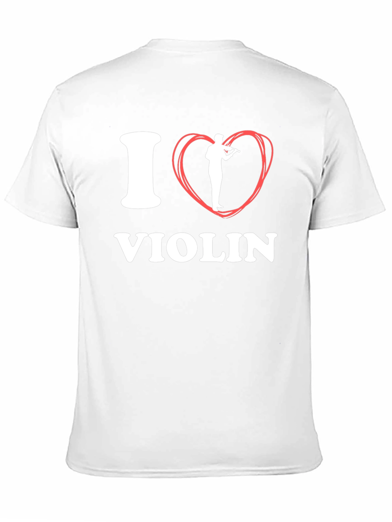 I Love Violin Graphic Tee - Musicians T-Shirt