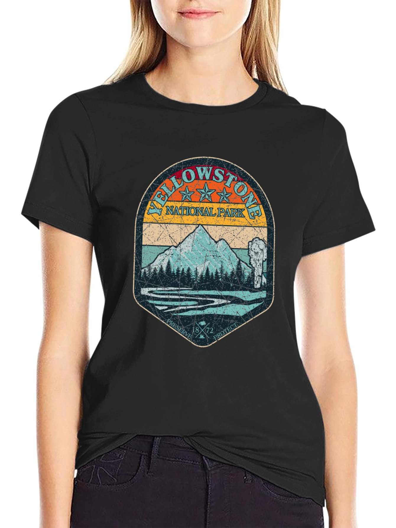 Yellowstone National Park Graphic T-Shirt