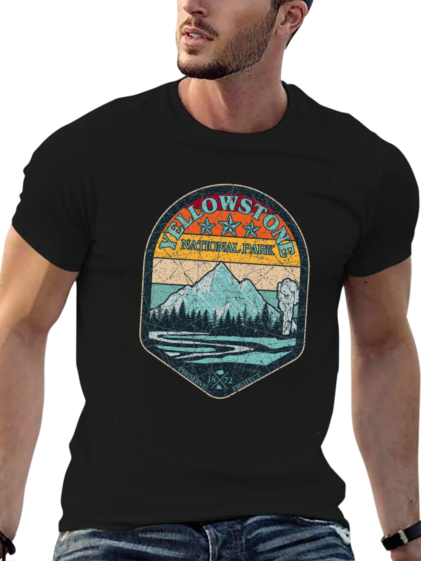 Yellowstone National Park Graphic T-Shirt