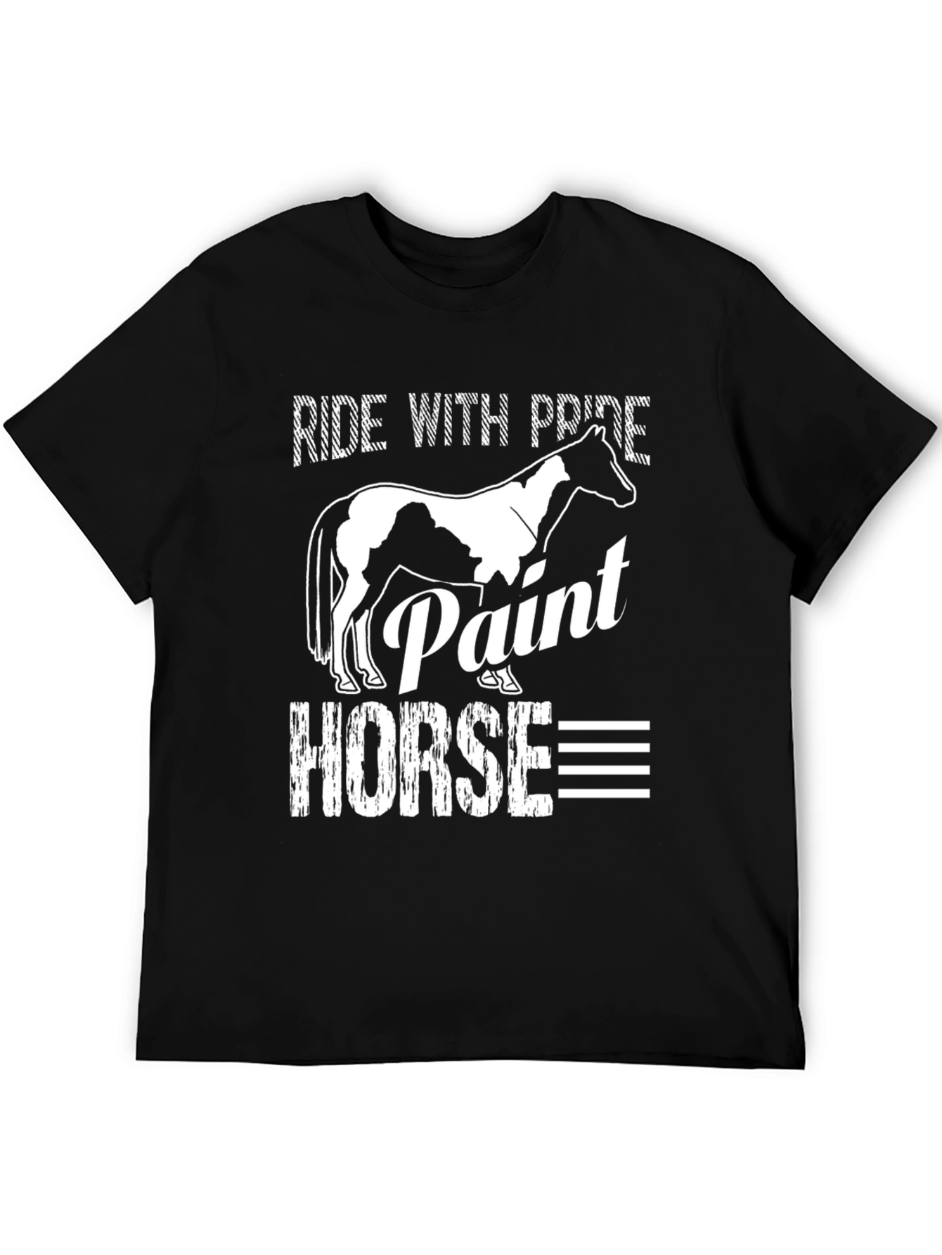 Ride with Pride Paint Horse Graphic Tee