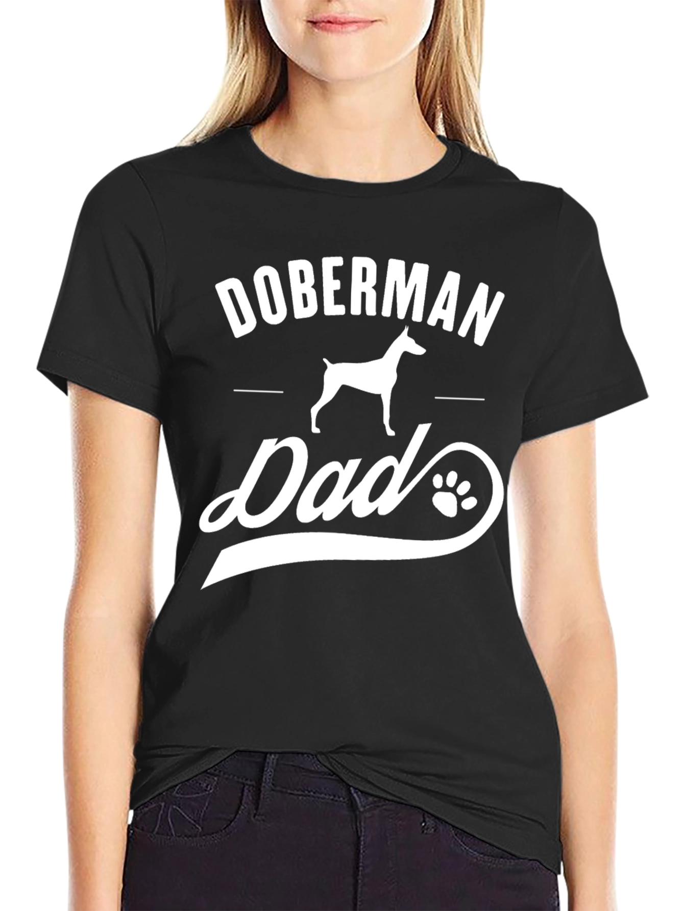 Doberman Dad T-Shirt: Dog Lover Apparel