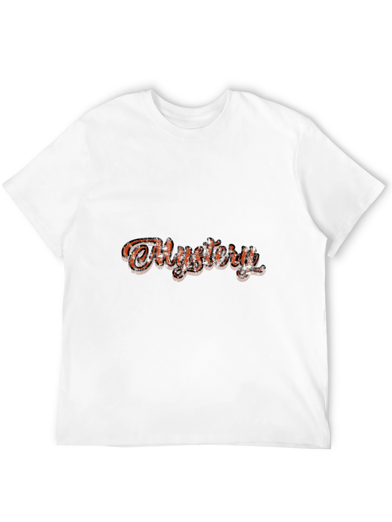 Mystery Graphic Tee - Retro Style Mens T-Shirt
