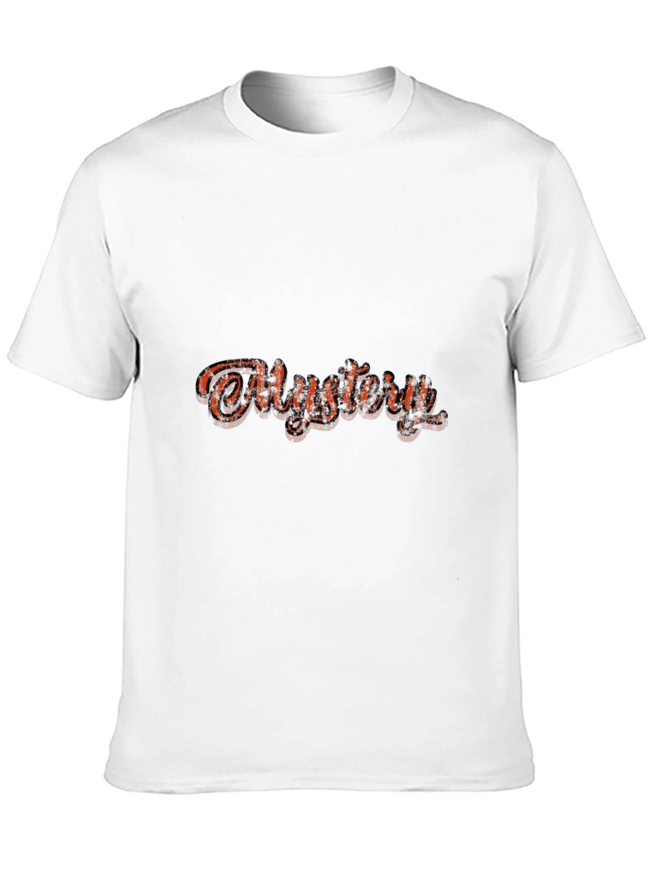 Mystery Graphic Tee - Retro Style Mens T-Shirt