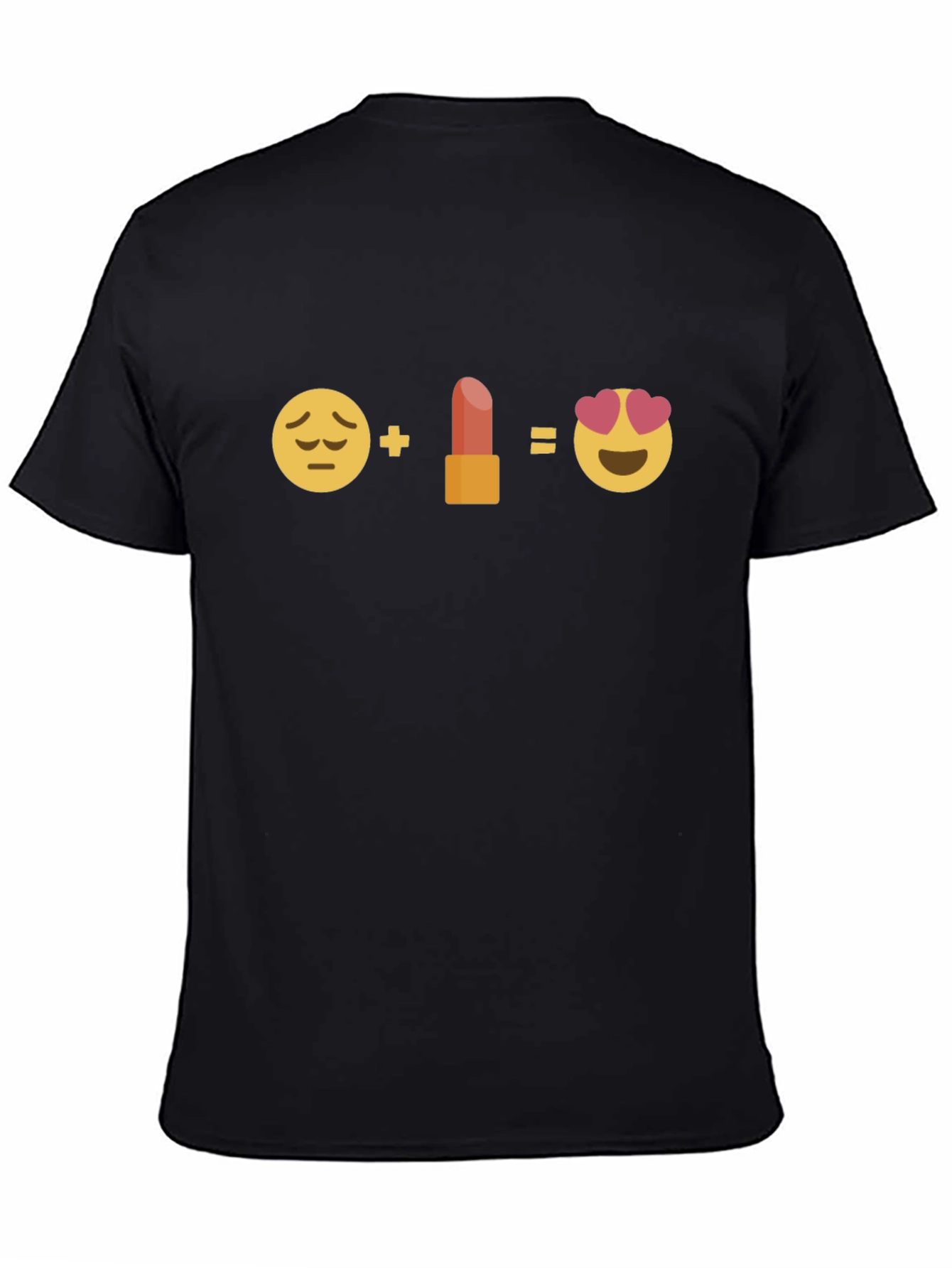 Emoji Lipstick Equation Graphic Tee