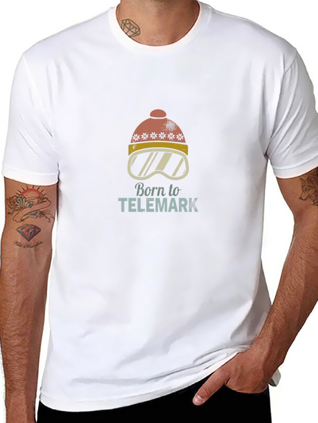 Born to Telemark Skiing T-Shirt