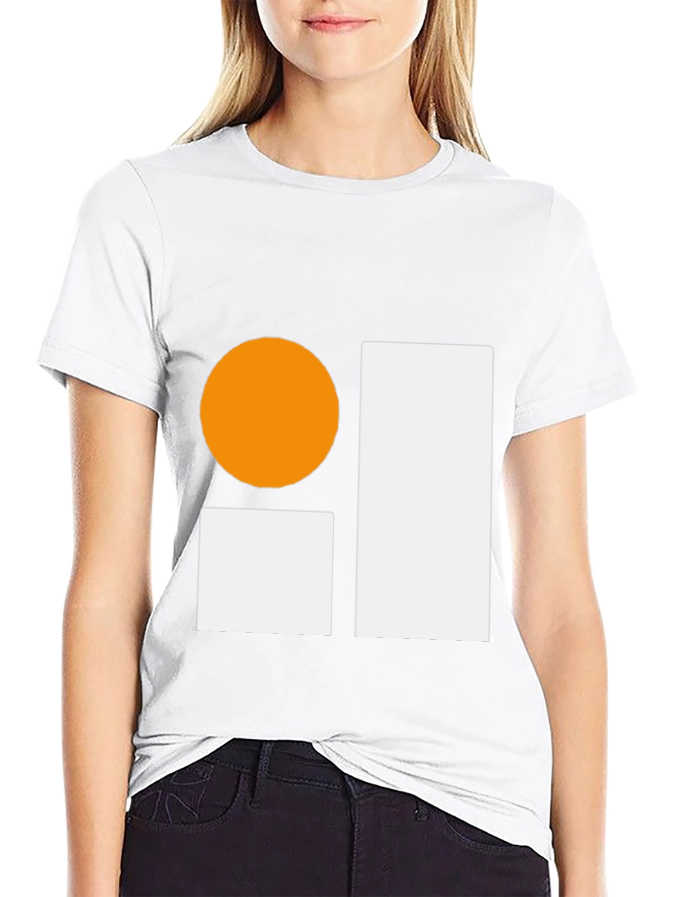 Abstract Graphic Black T-Shirt
