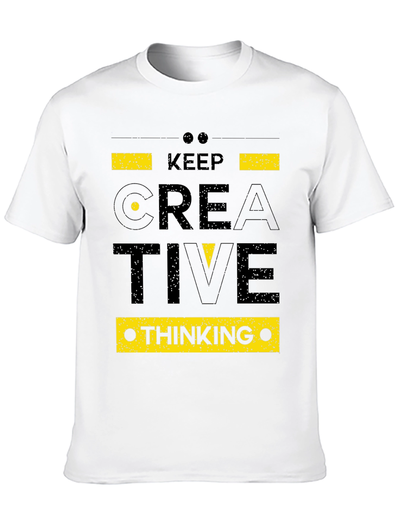 Creative Thinking Graphic Black T-Shirt