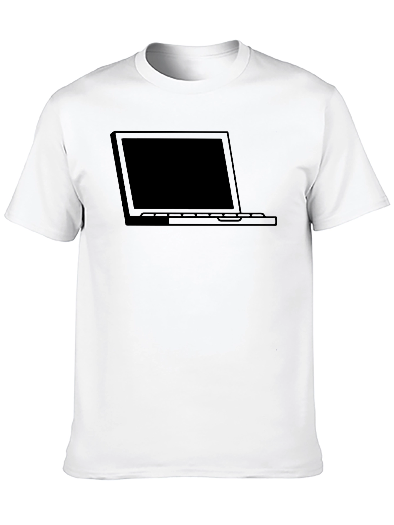 Laptop Graphic Black T-Shirt