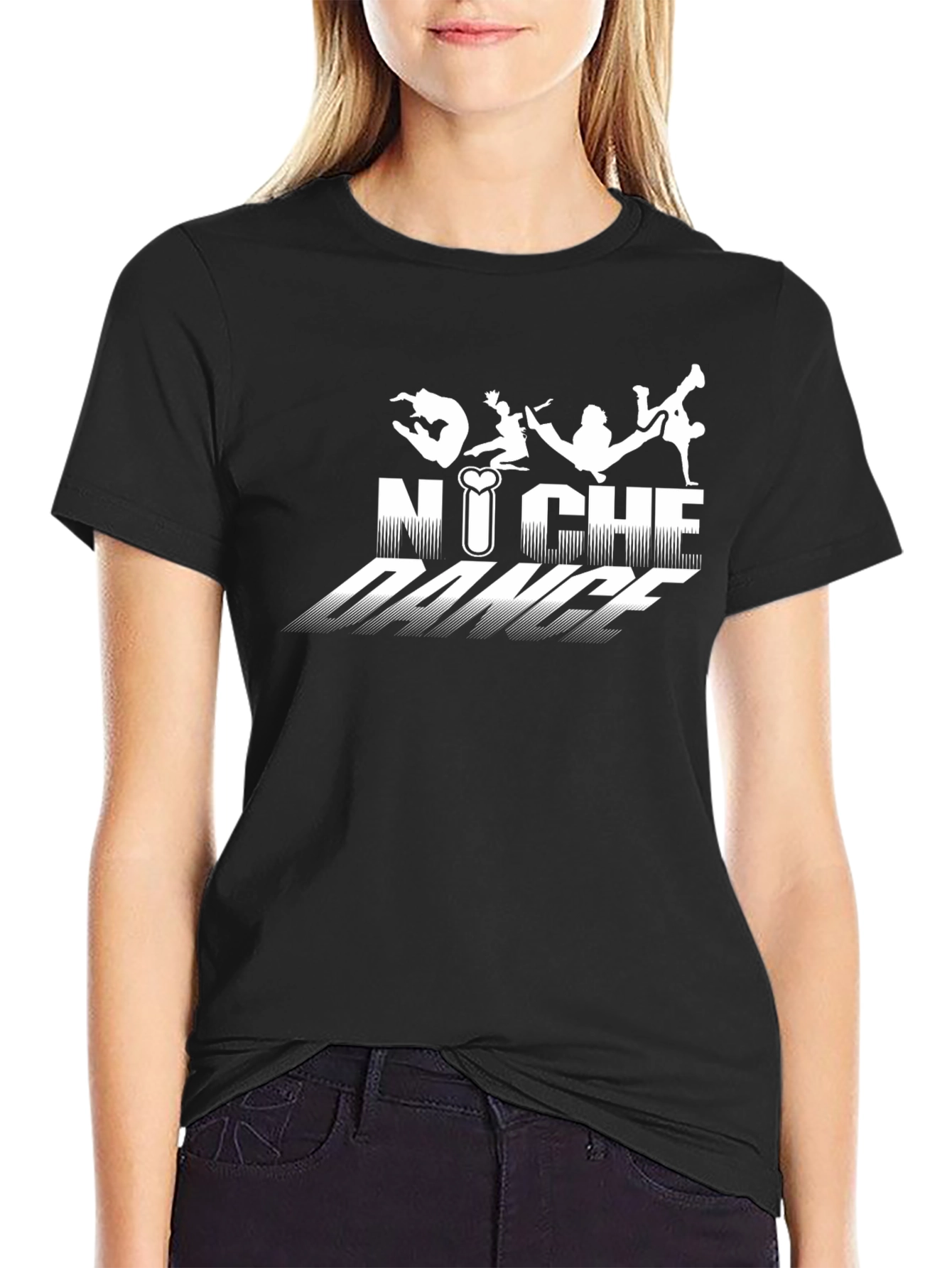 Niche Dance Black Graphic Tee