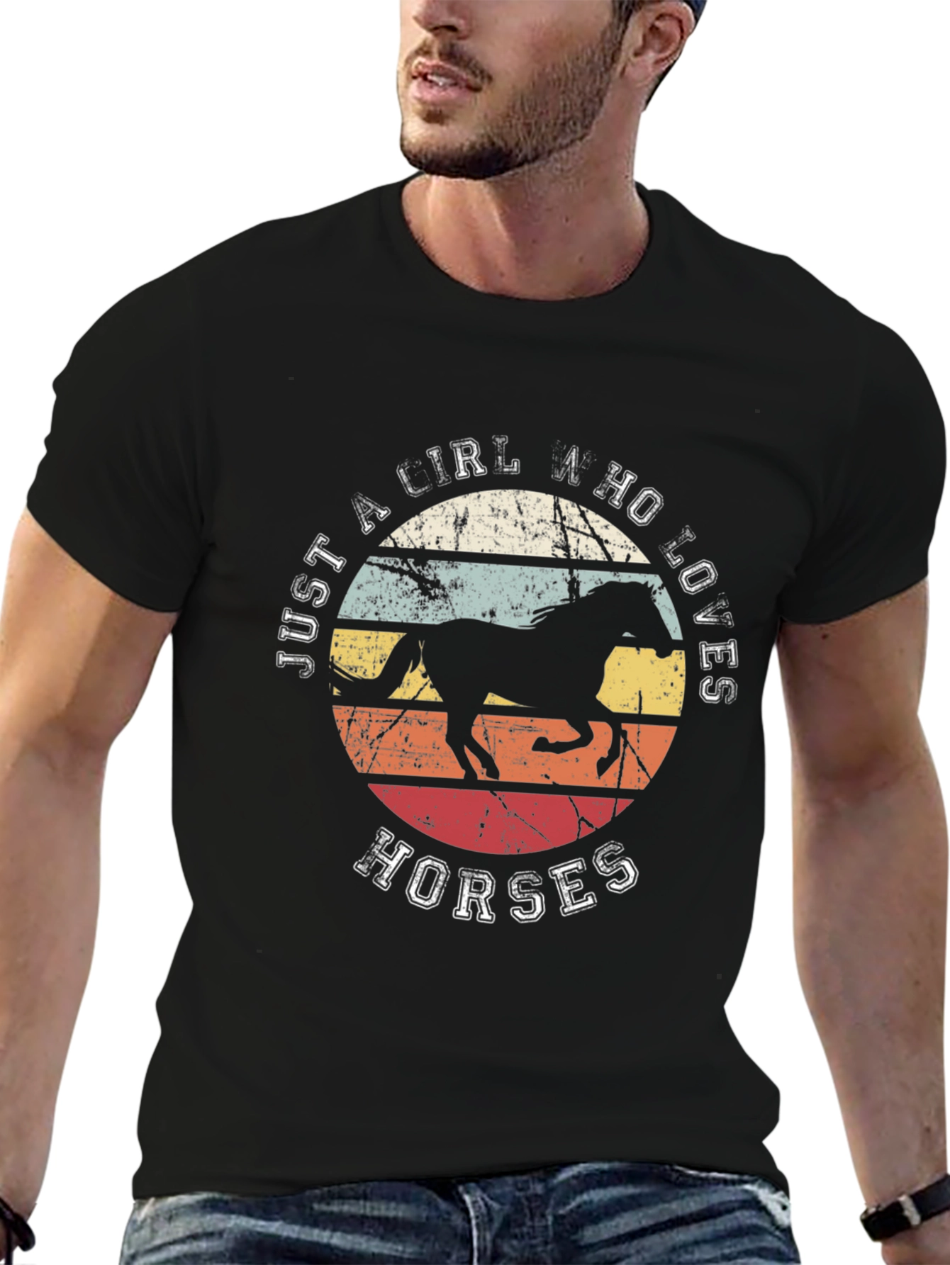 Just A Girl Who Loves Horses T-Shirt