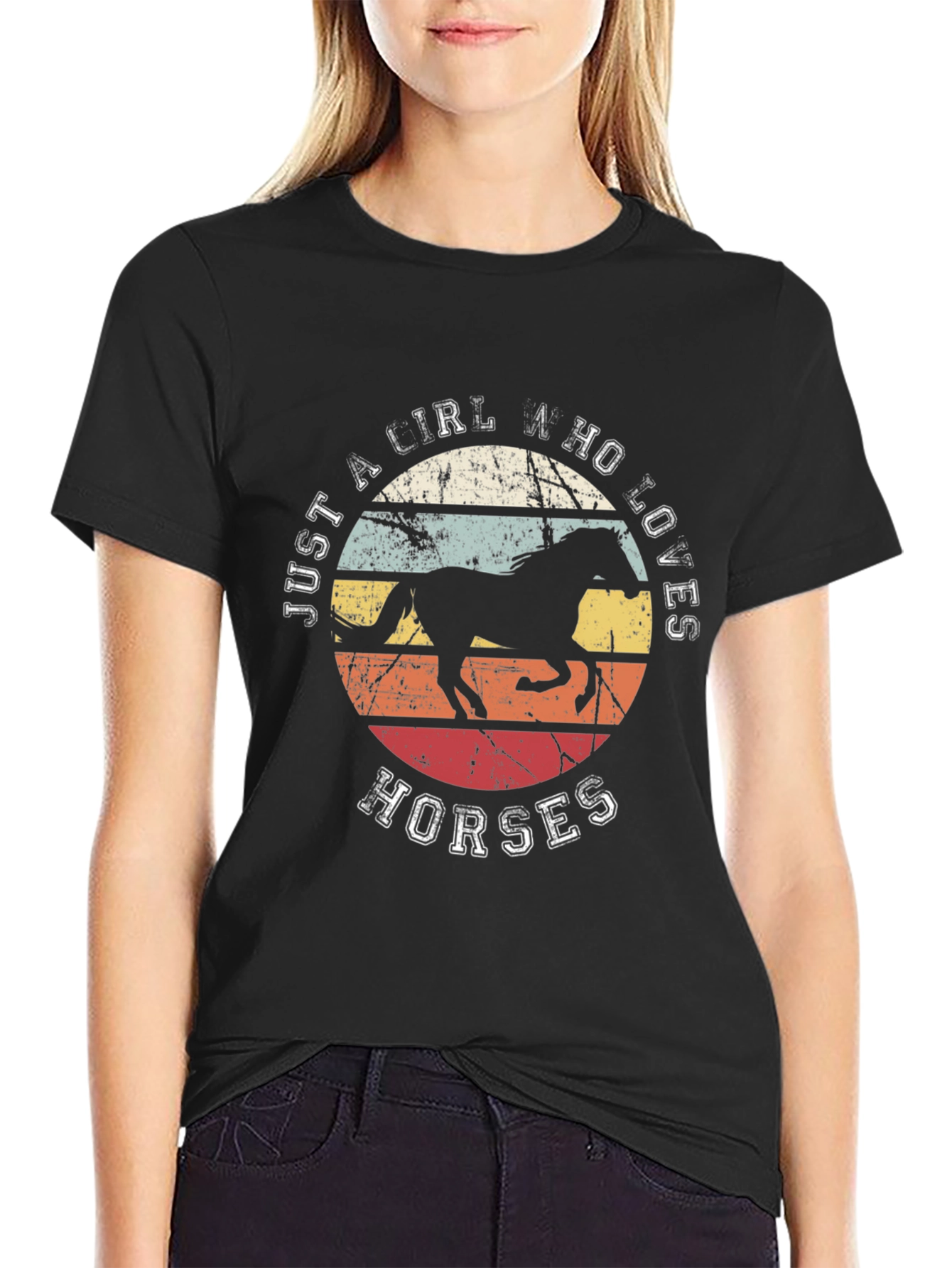 Just A Girl Who Loves Horses T-Shirt