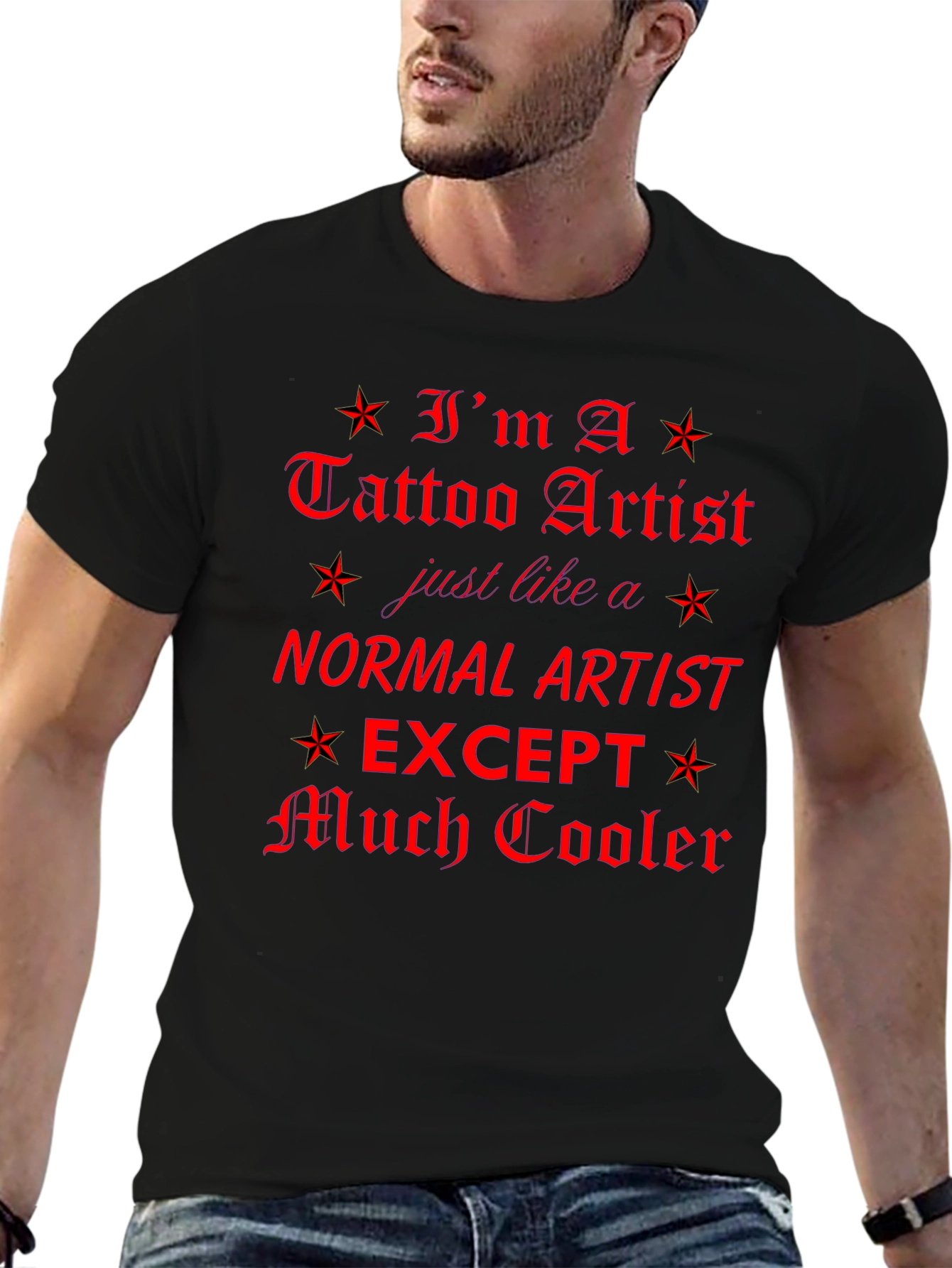Tattoo Artist Graphic Tee - Cool Artist T-Shirt