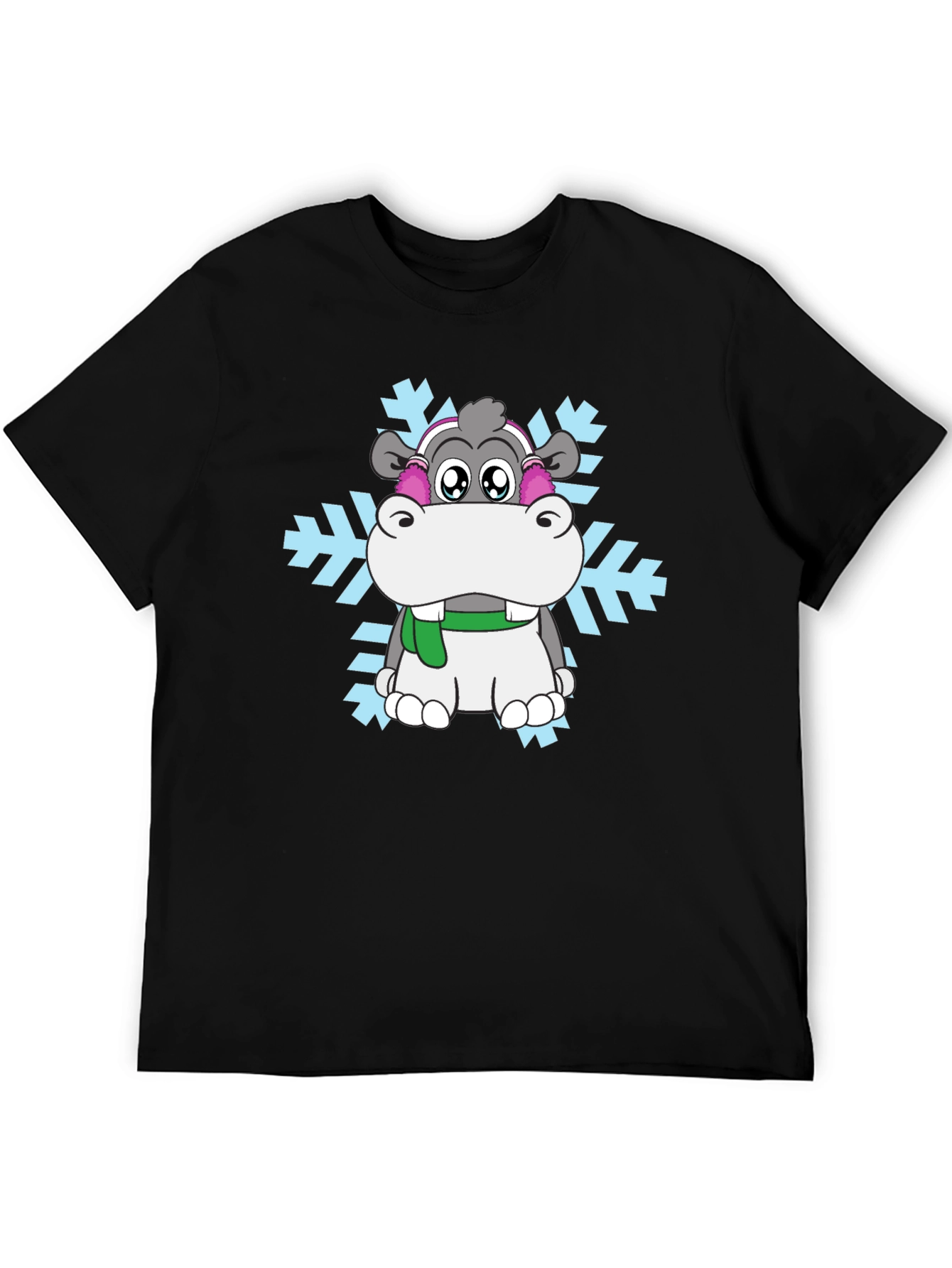 Winter Hippo T-Shirt