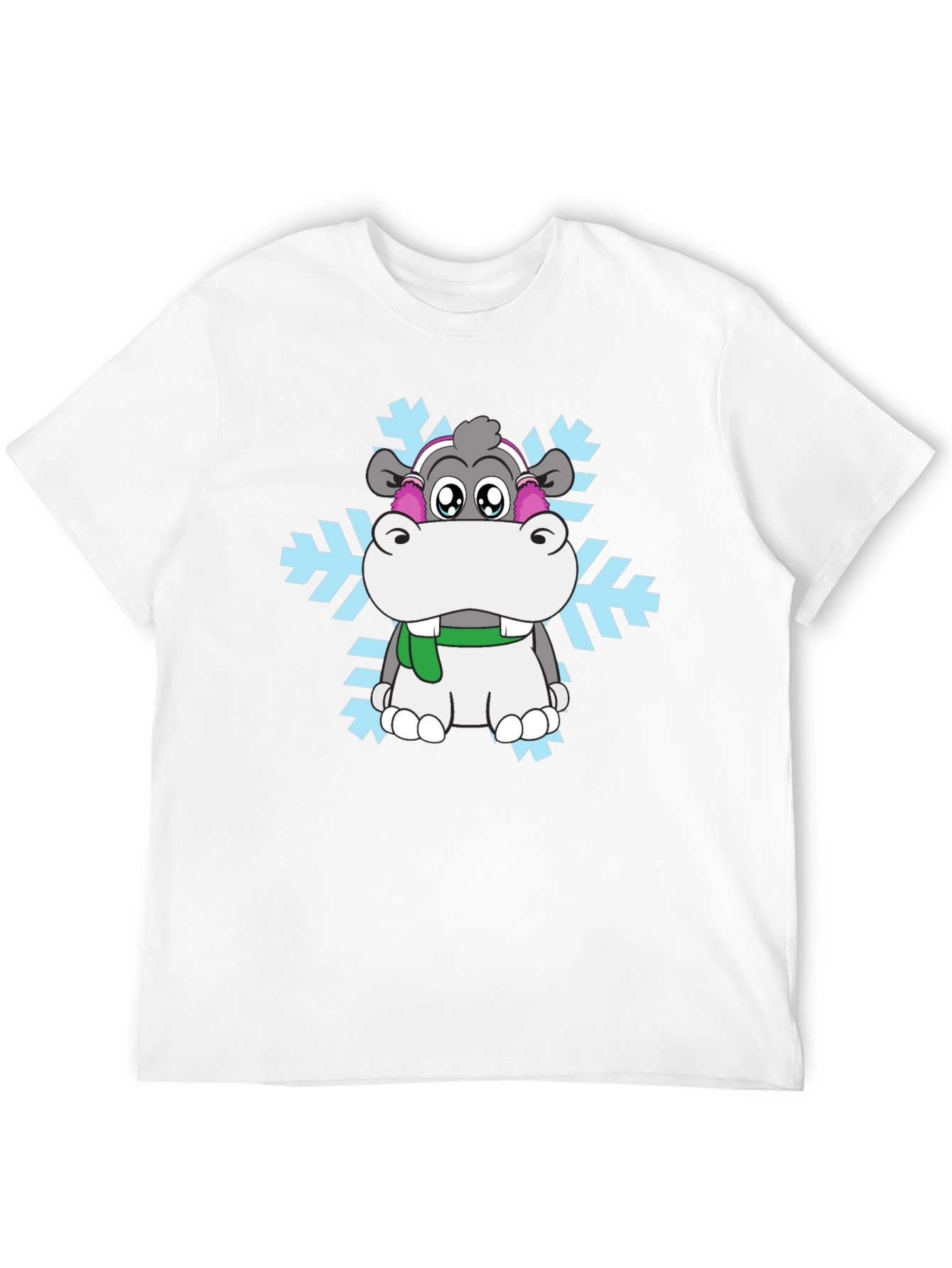 Winter Hippo T-Shirt