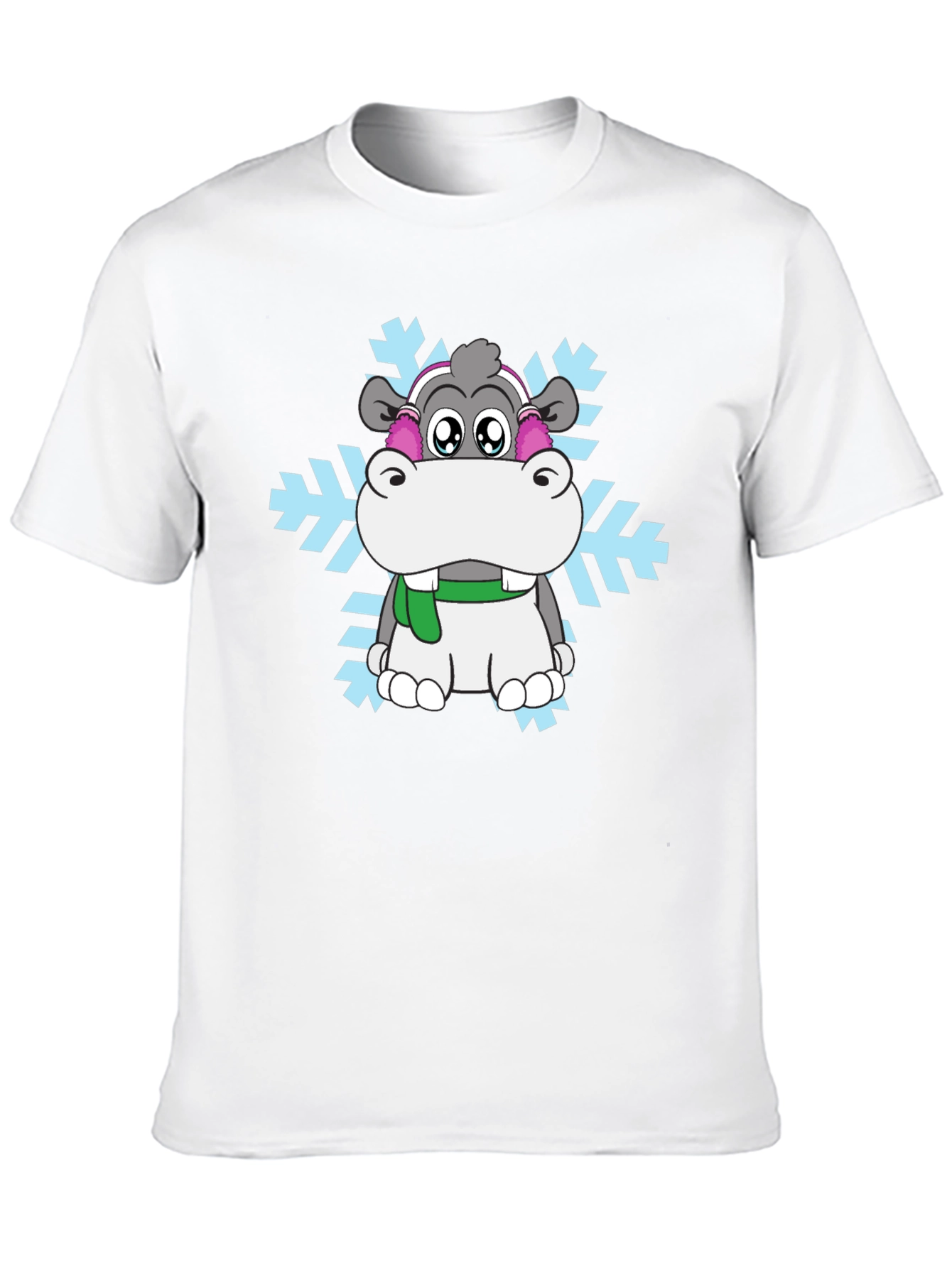 Winter Hippo T-Shirt
