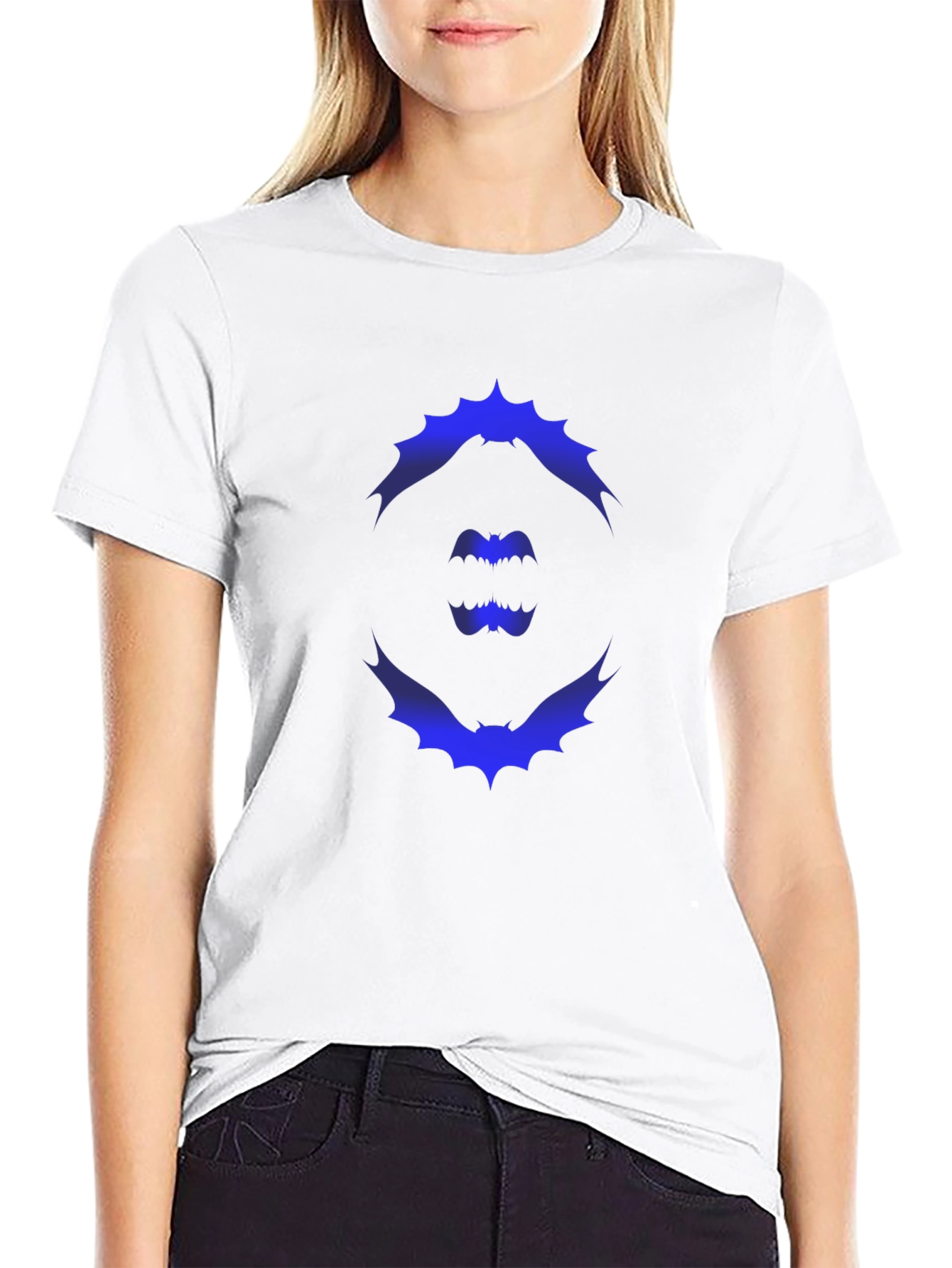 Cool Bat Graphic T-Shirt - Black