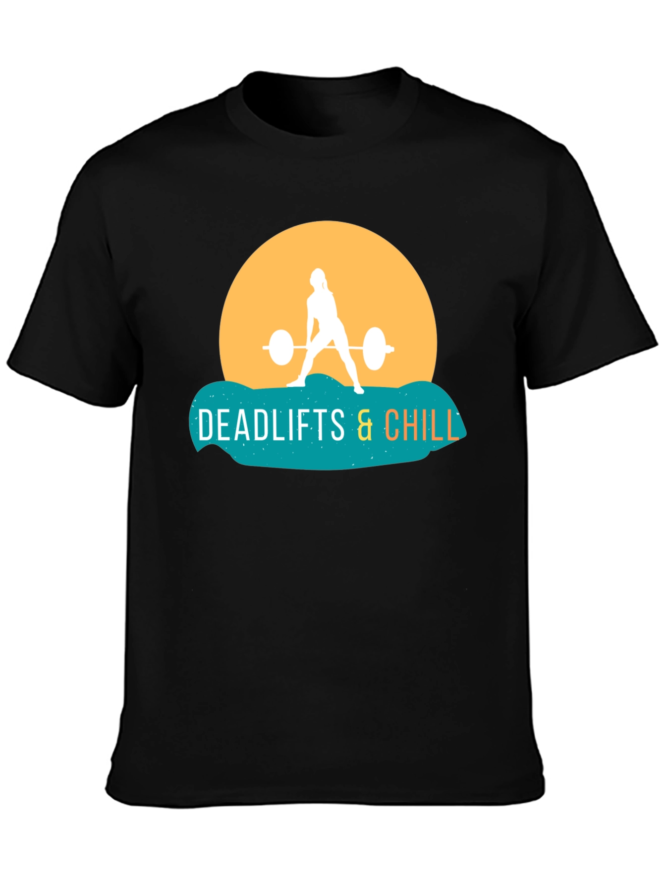 Deadlifts & Chill T-Shirt - Gym Workout Tee