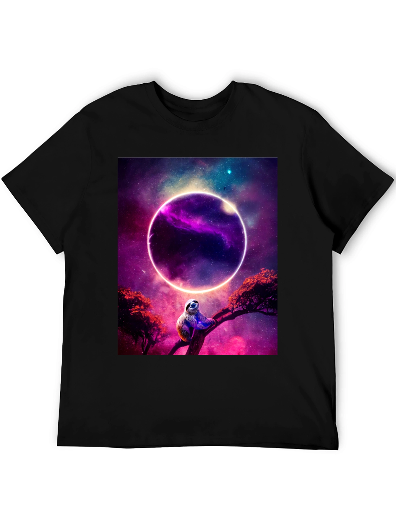 Sloth in Space T-Shirt - Cosmic Sloth Tee