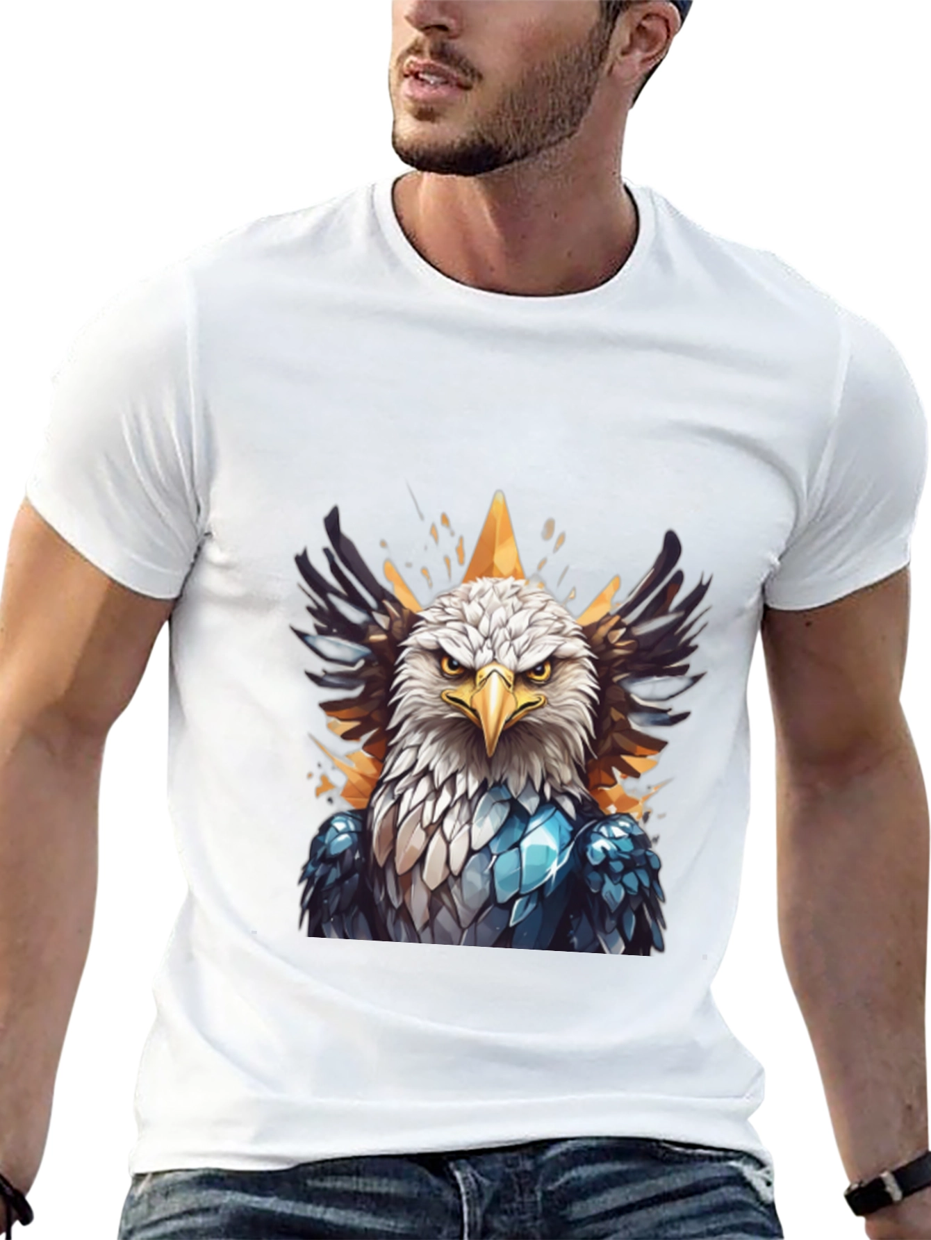 Eagle Graphic Black T-Shirt