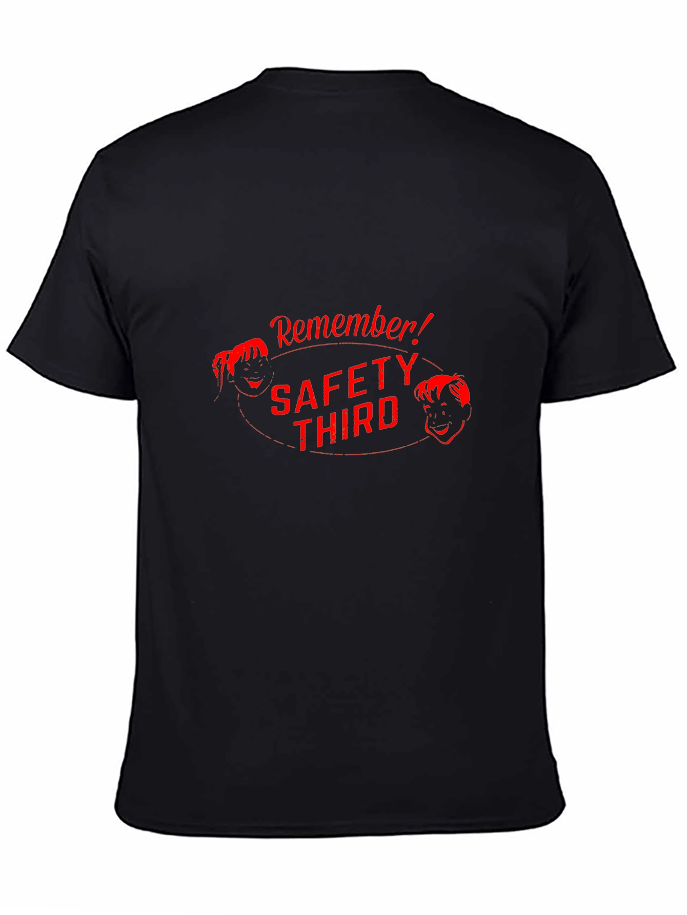 Safety Third Retro Graphic Tee - Black