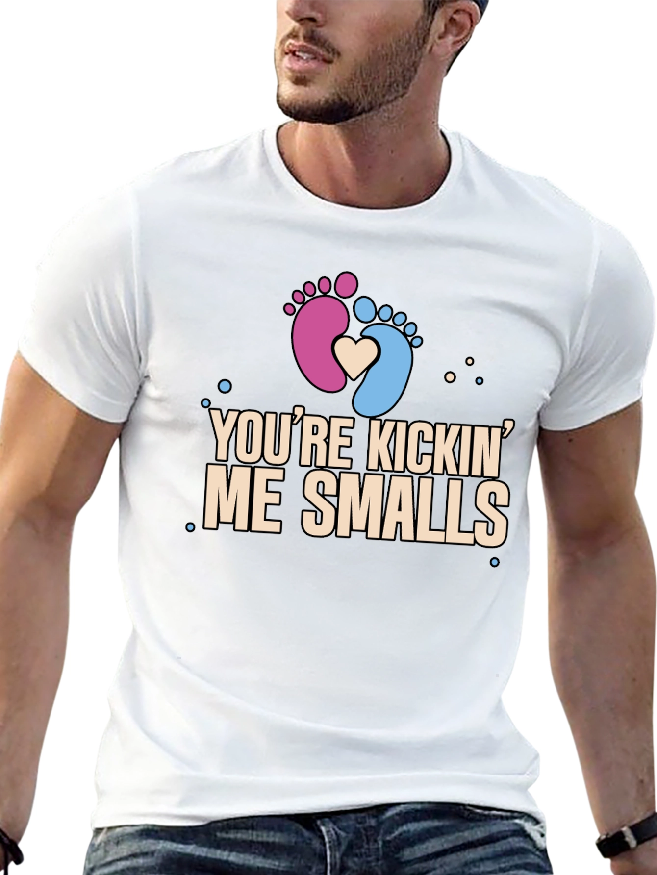 Youre Kickin Me Smalls Pregnancy T-Shirt
