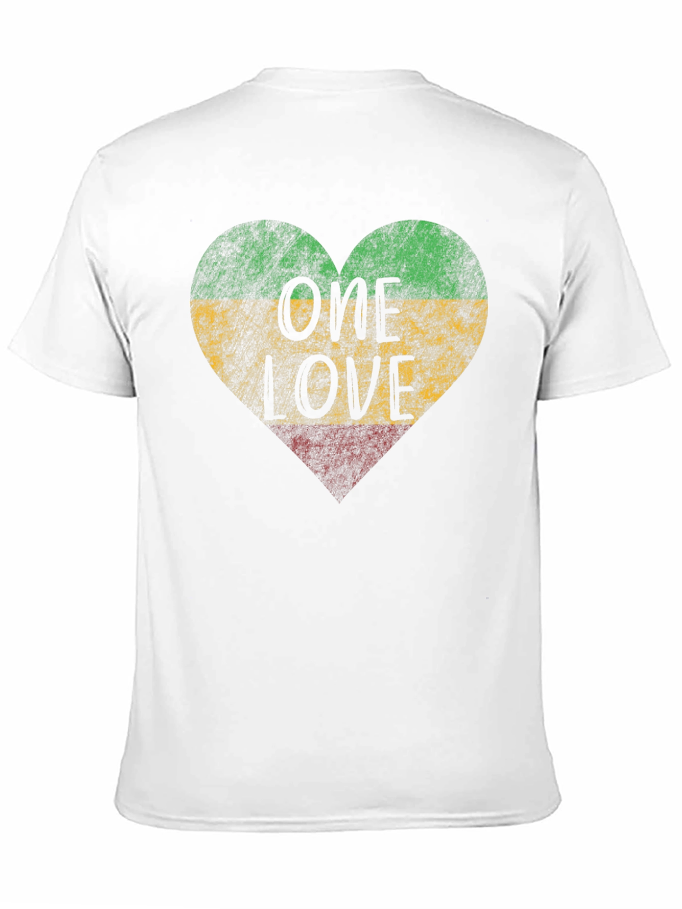 One Love Rasta Heart T-Shirt