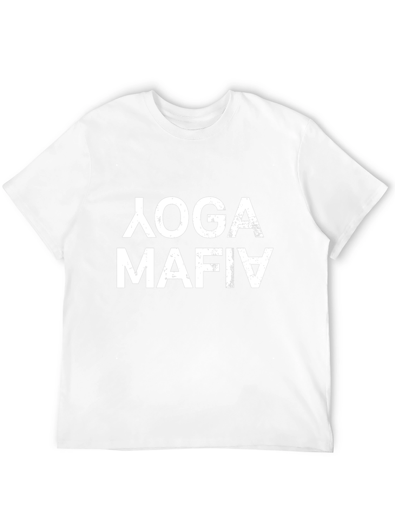 Yoga Mafia Graphic Tee - Black Cotton T-Shirt