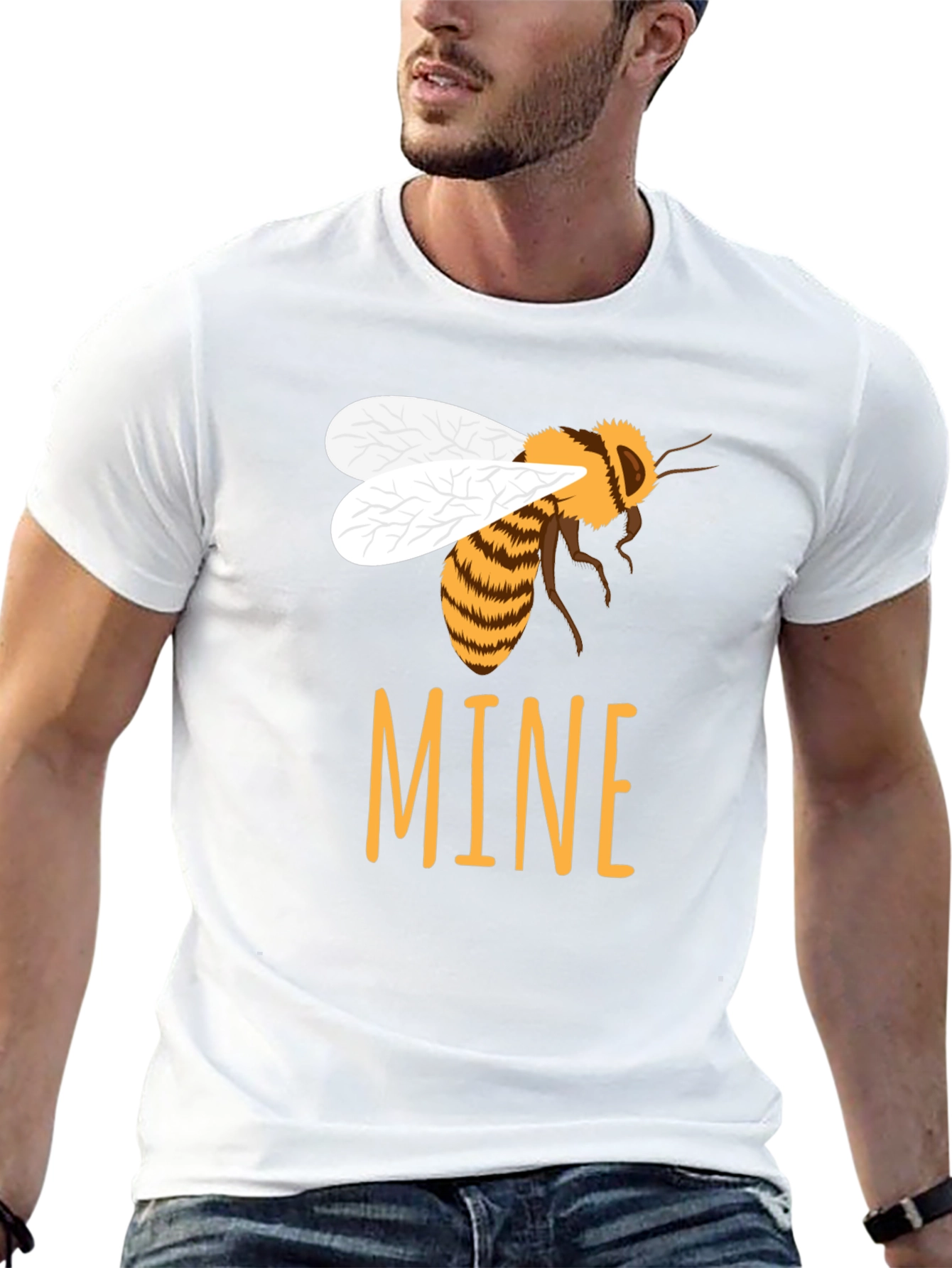 Bee Mine Graphic T-Shirt - Black