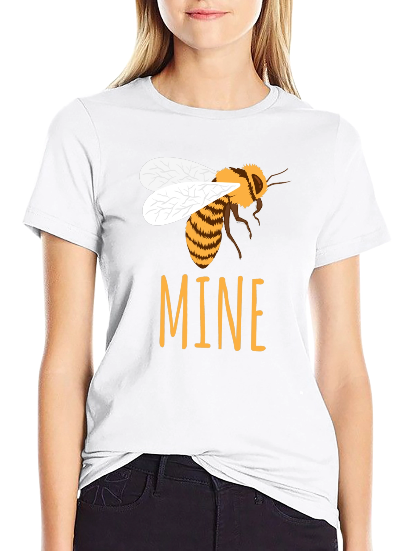 Bee Mine Graphic T-Shirt - Black