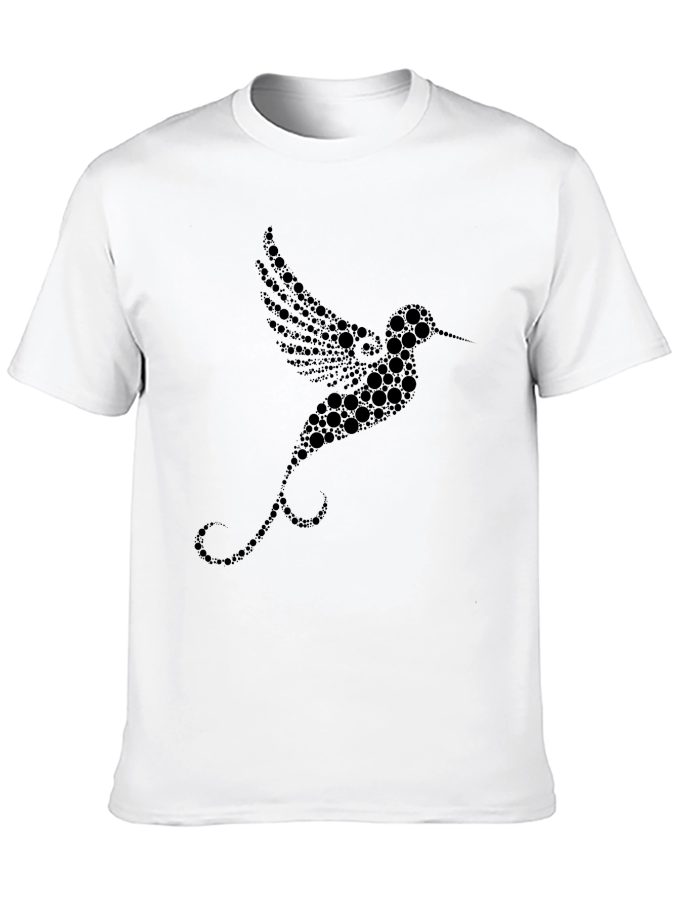 Black Hummingbird Graphic Tee - Unique Design