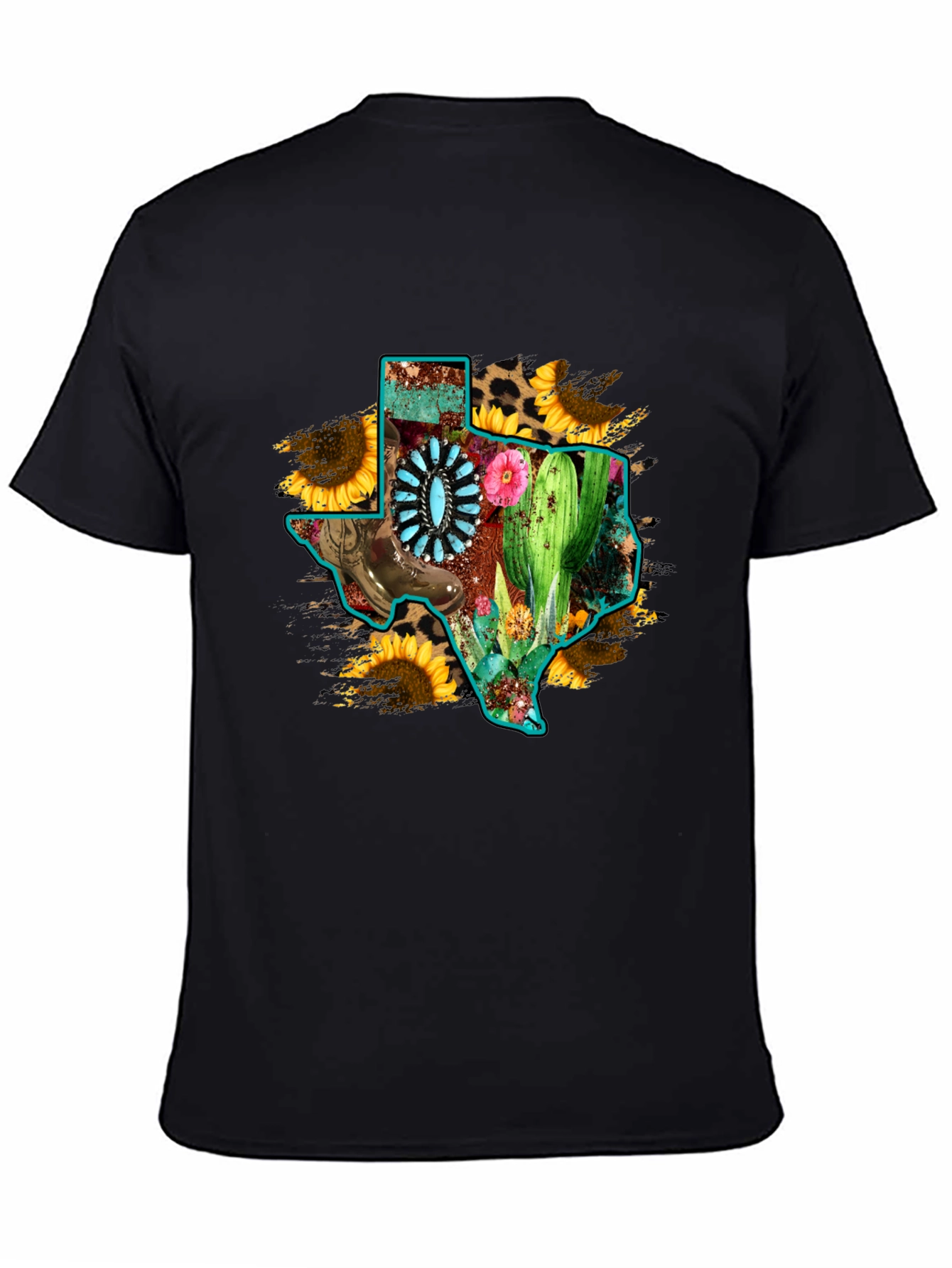 Texas State Pride Graphic Tee - Western Style