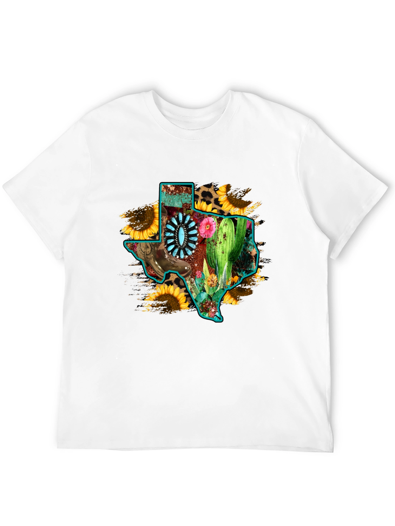 Texas State Pride Graphic Tee - Western Style