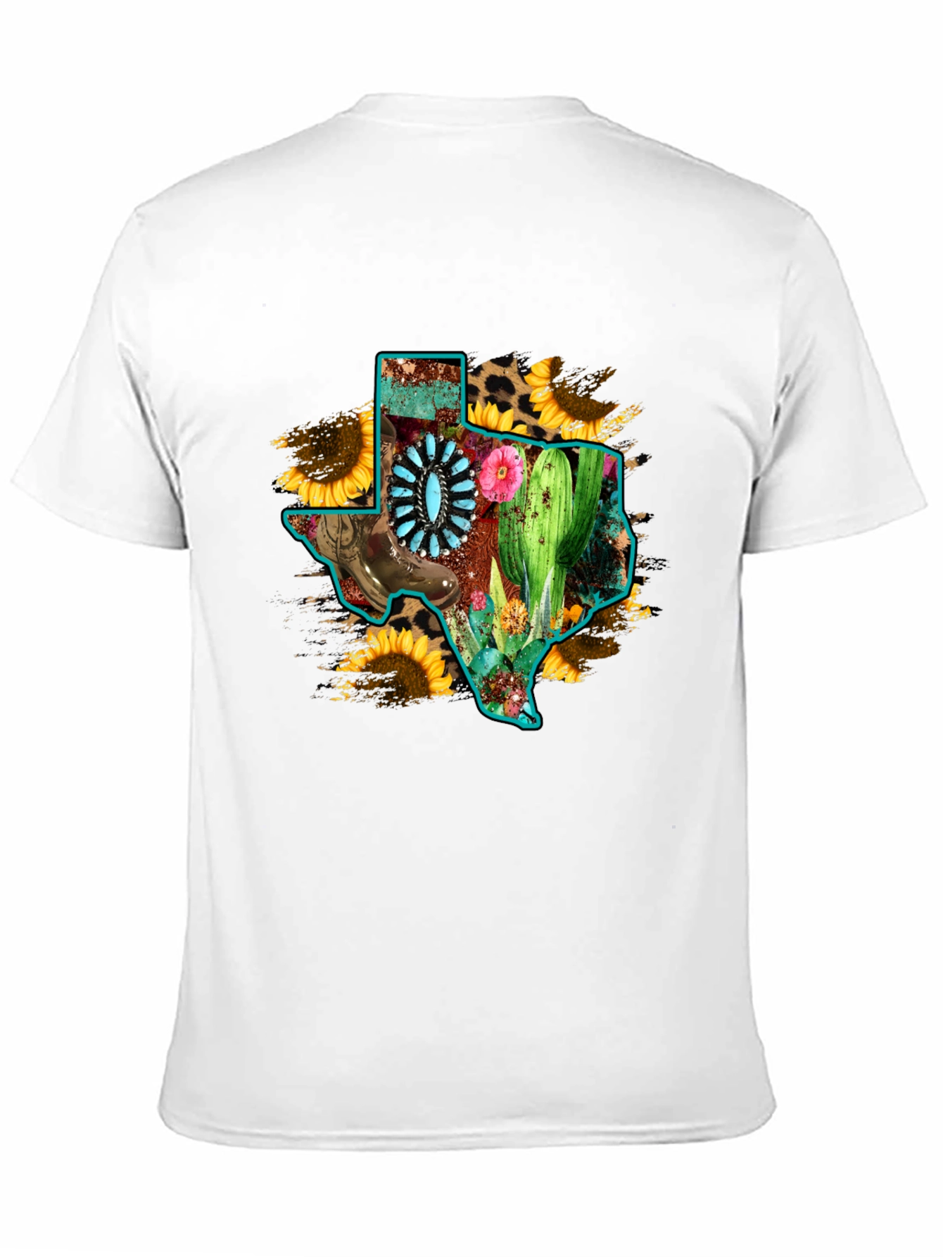 Texas State Pride Graphic Tee - Western Style