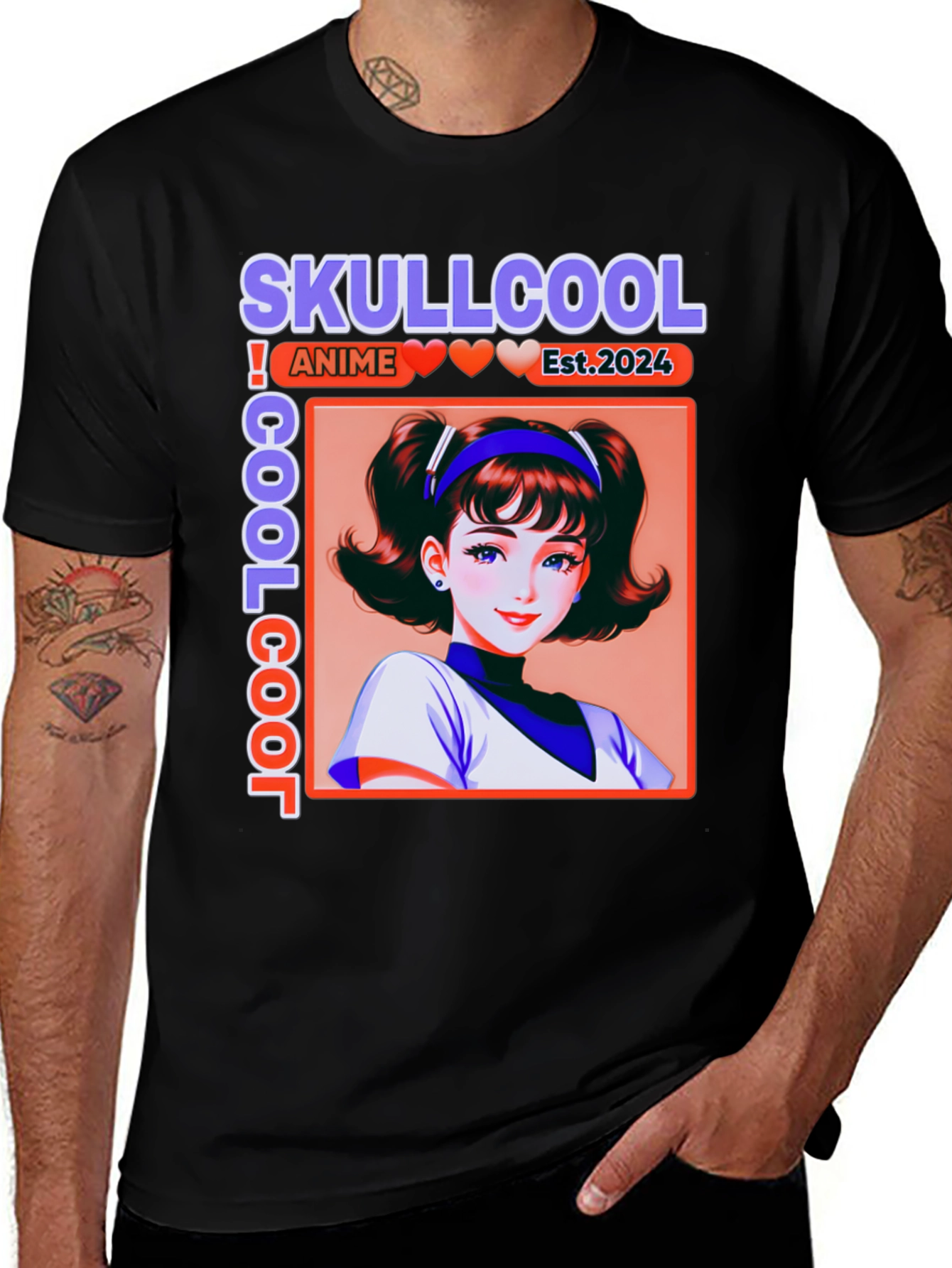 Skullcool Anime Girl T-Shirt