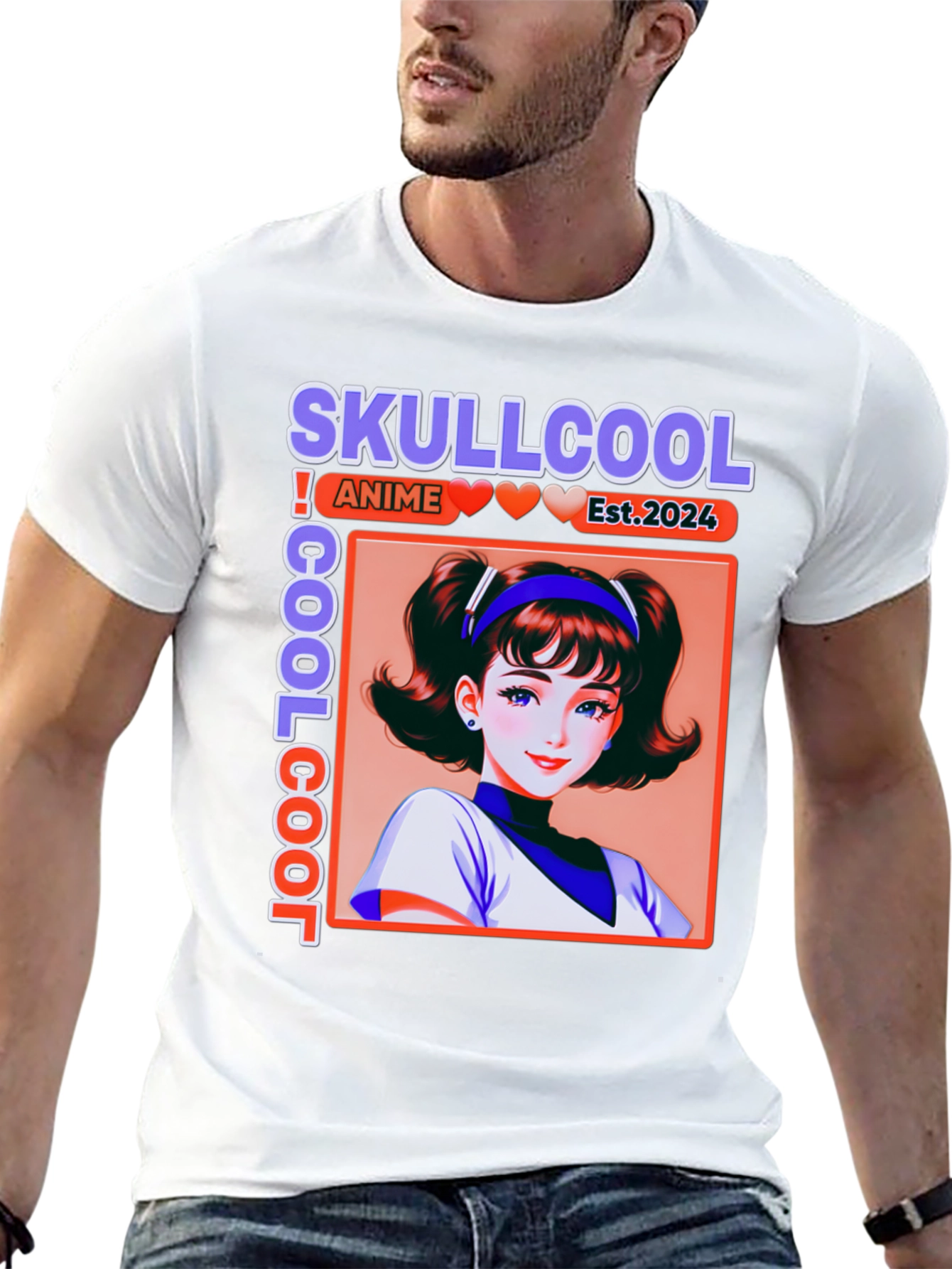 Skullcool Anime Girl T-Shirt