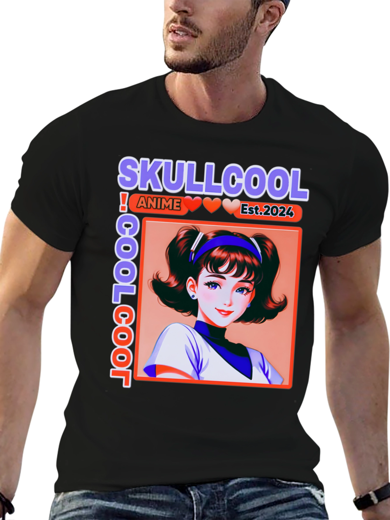 Skullcool Anime Girl T-Shirt