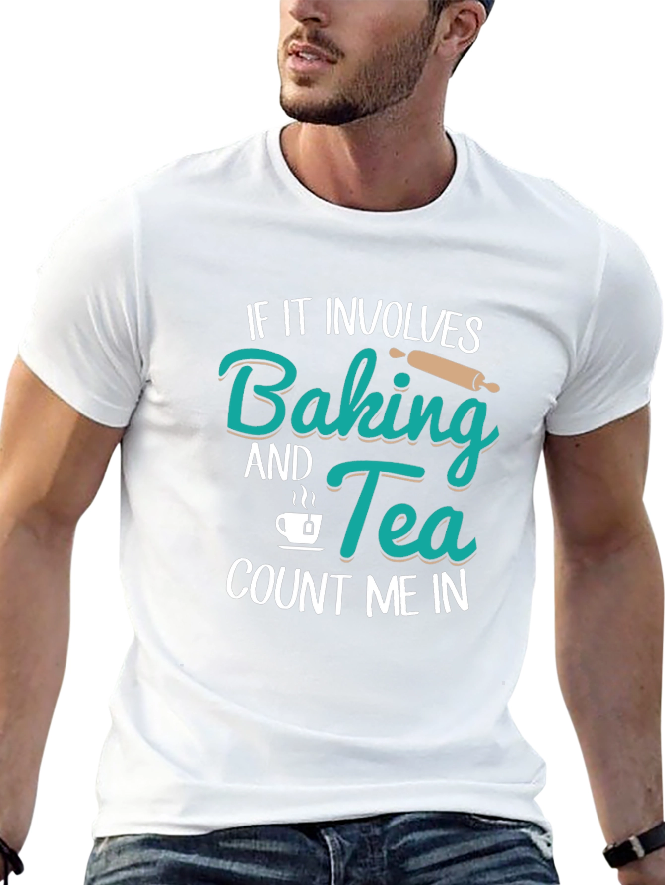 Baking & Tea T-Shirt - Count Me In