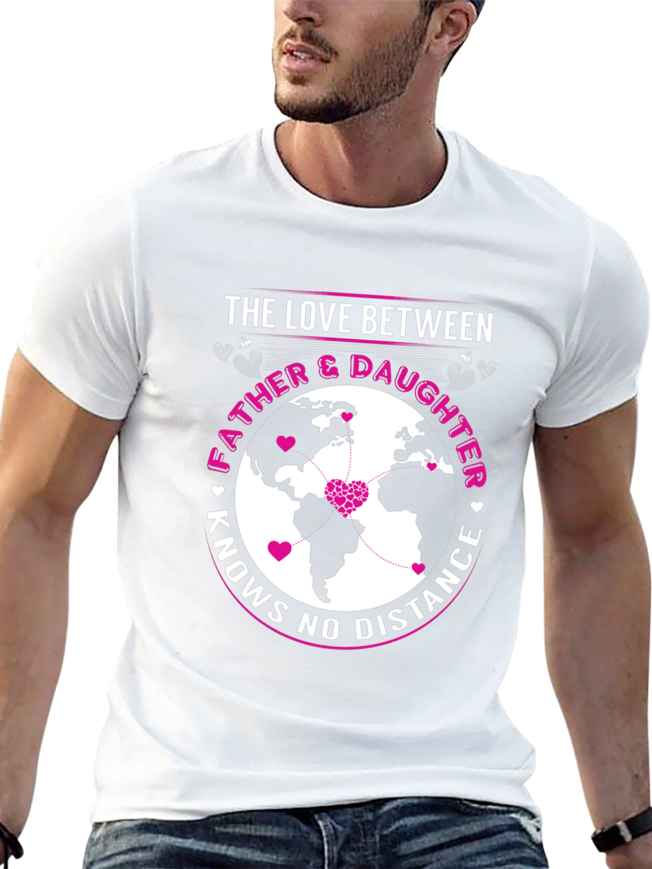 Father & Daughter Love Knows No Distance T-Shirt