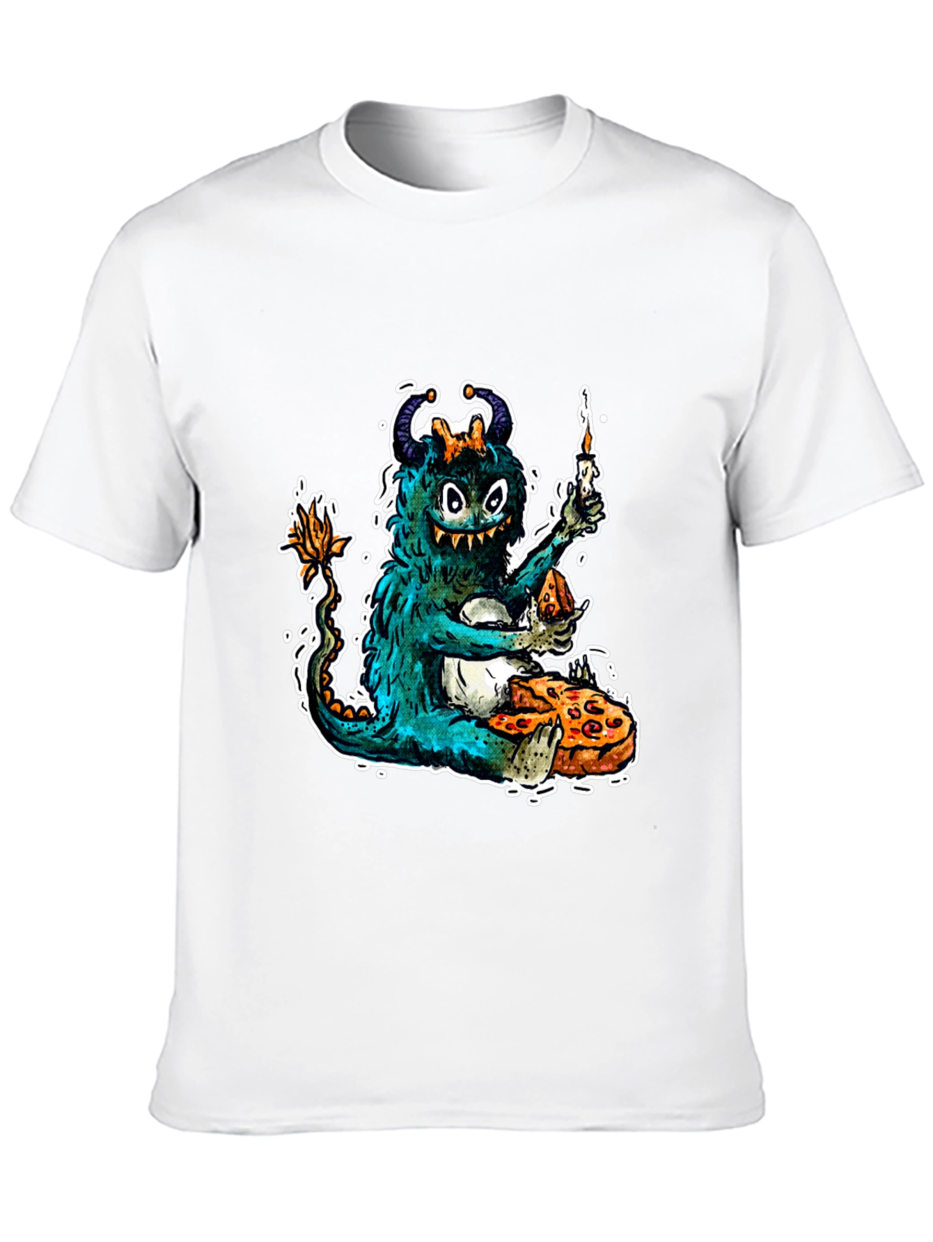 Monster Pizza Party Graphic T-Shirt