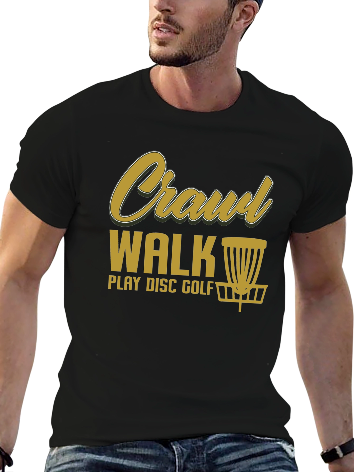 Crawl Walk Play Disc Golf T-Shirt