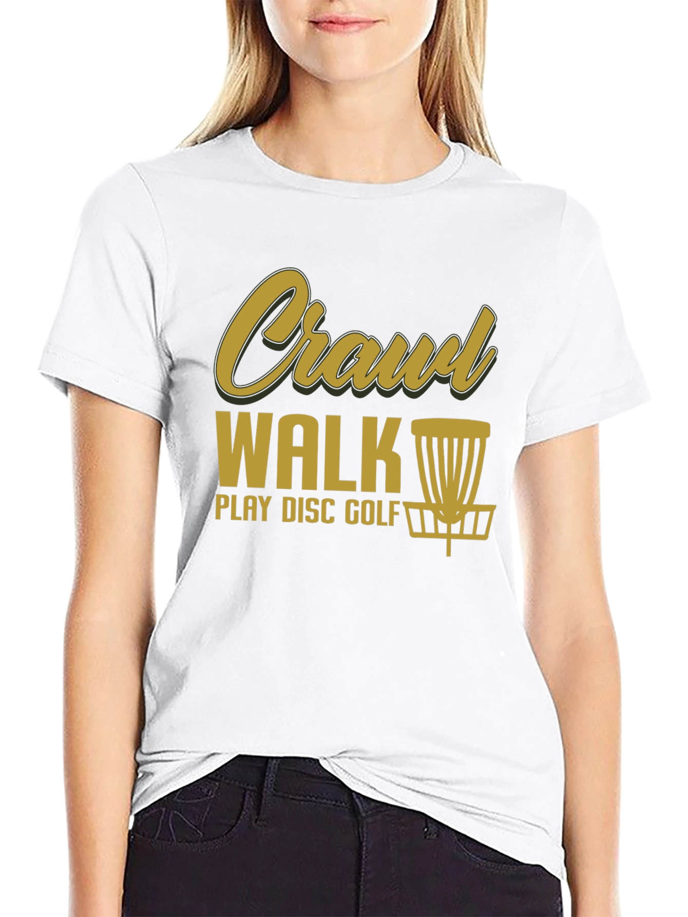 Crawl Walk Play Disc Golf T-Shirt