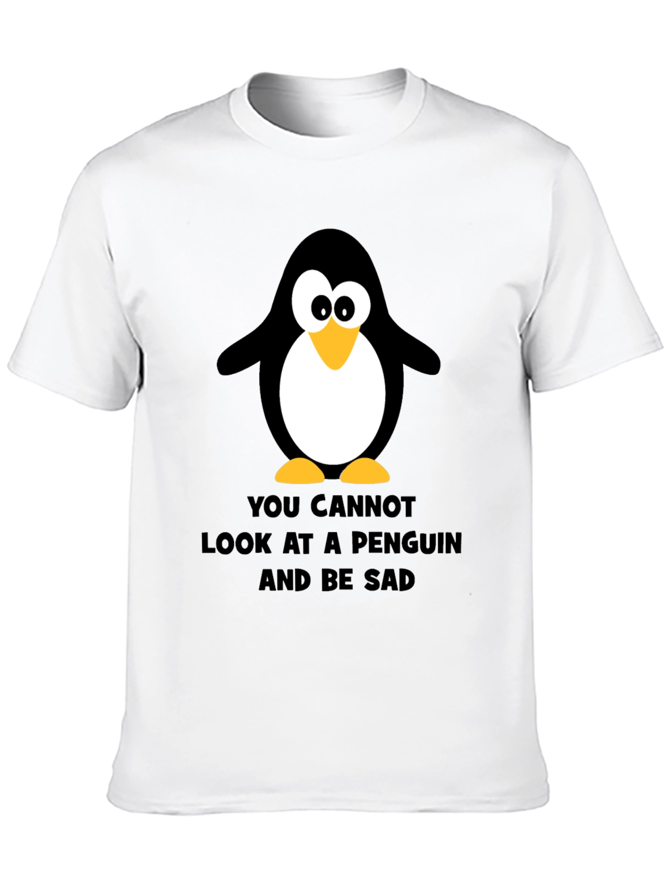 Penguin Graphic Tee - Black Humor T-Shirt