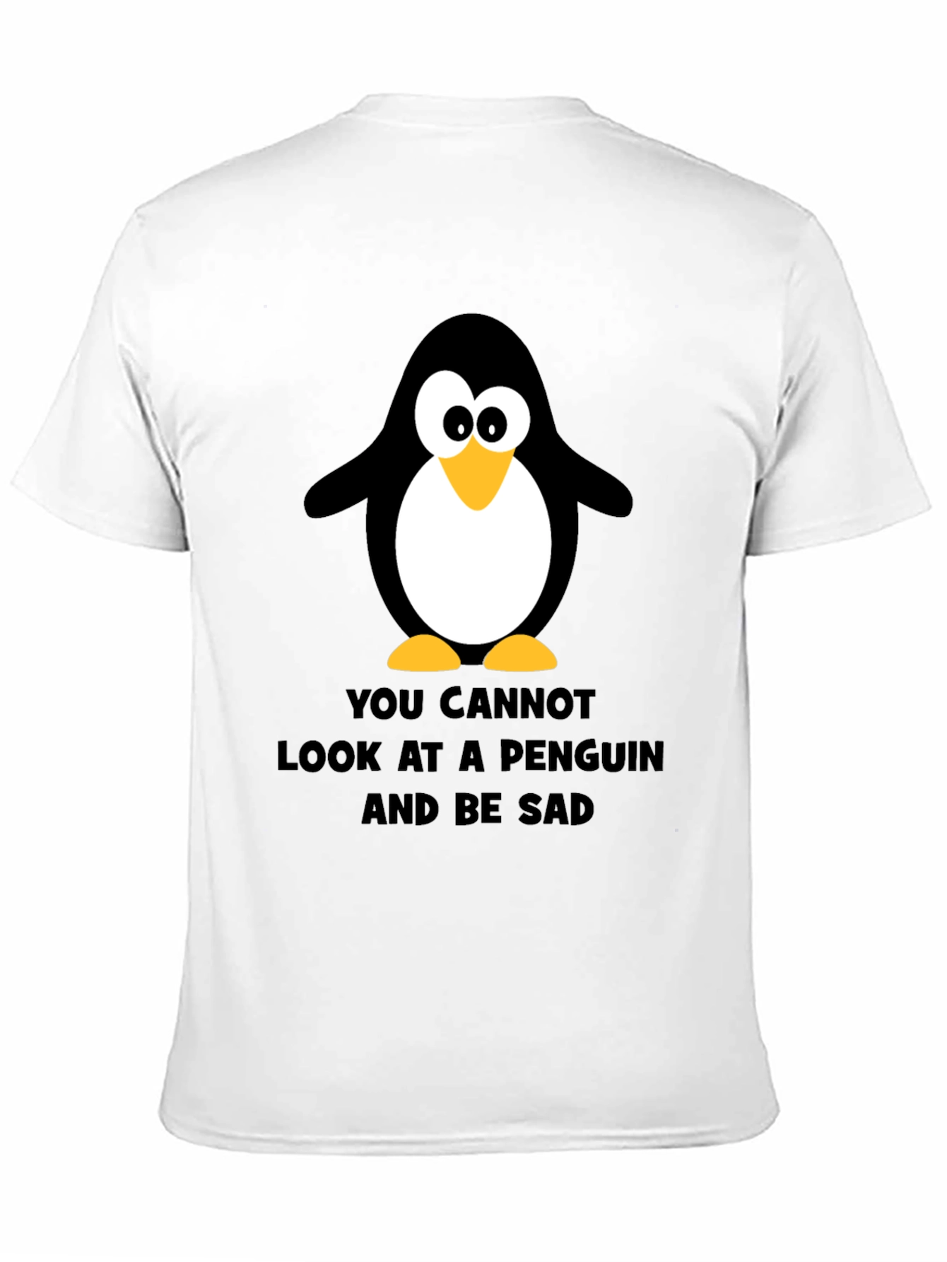 Penguin Graphic Tee - Black Humor T-Shirt